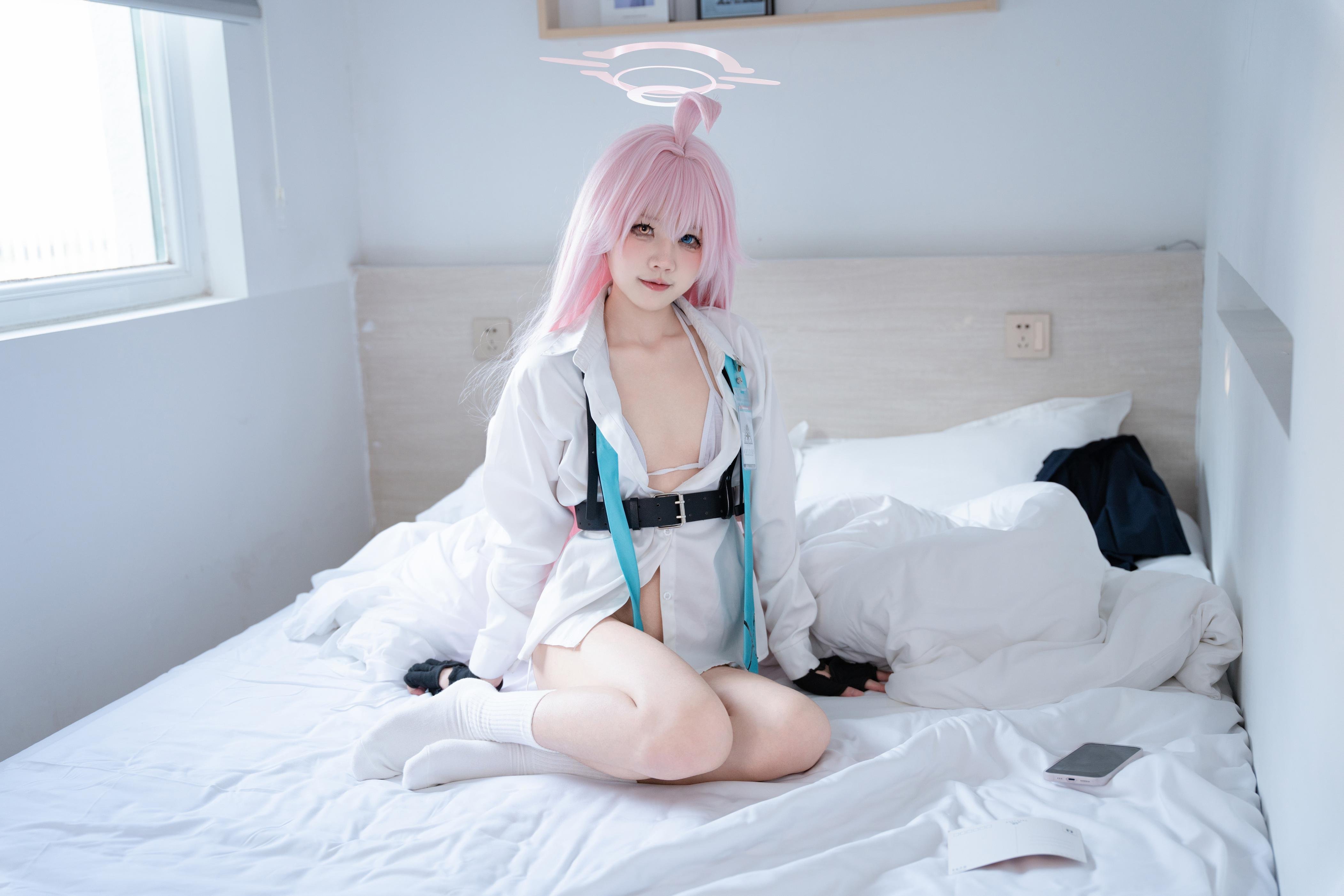'[cosplay] 清水凪 - cos 小鸟游星野: Nữ sinh JK trong Đột Kích Xanh, chân dài quyến rũ, không chỉnh sửa 88P'