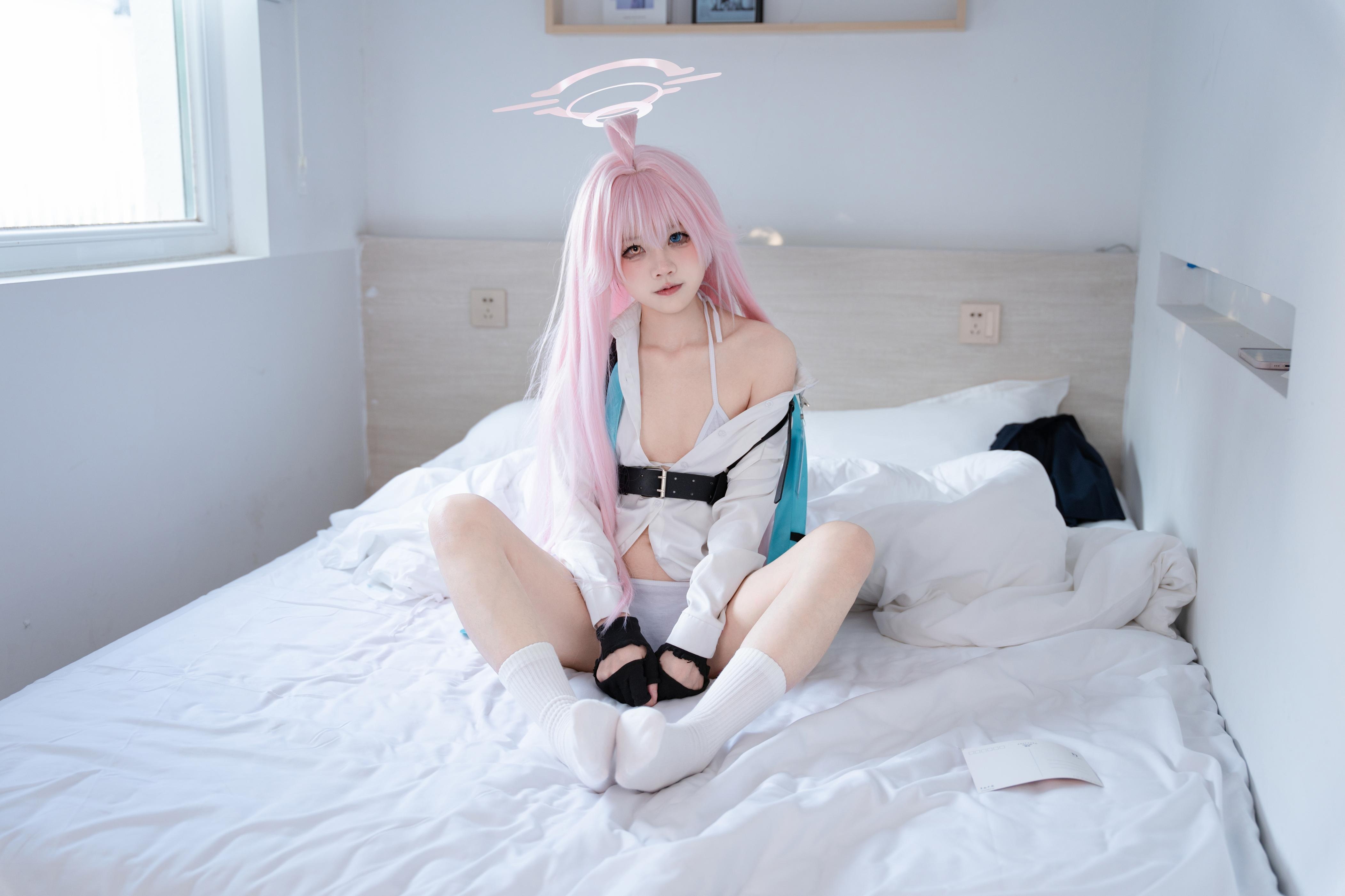 '[cosplay] 清水凪 - cos 小鸟游星野: Nữ sinh JK trong Đột Kích Xanh, chân dài quyến rũ, không chỉnh sửa 88P'