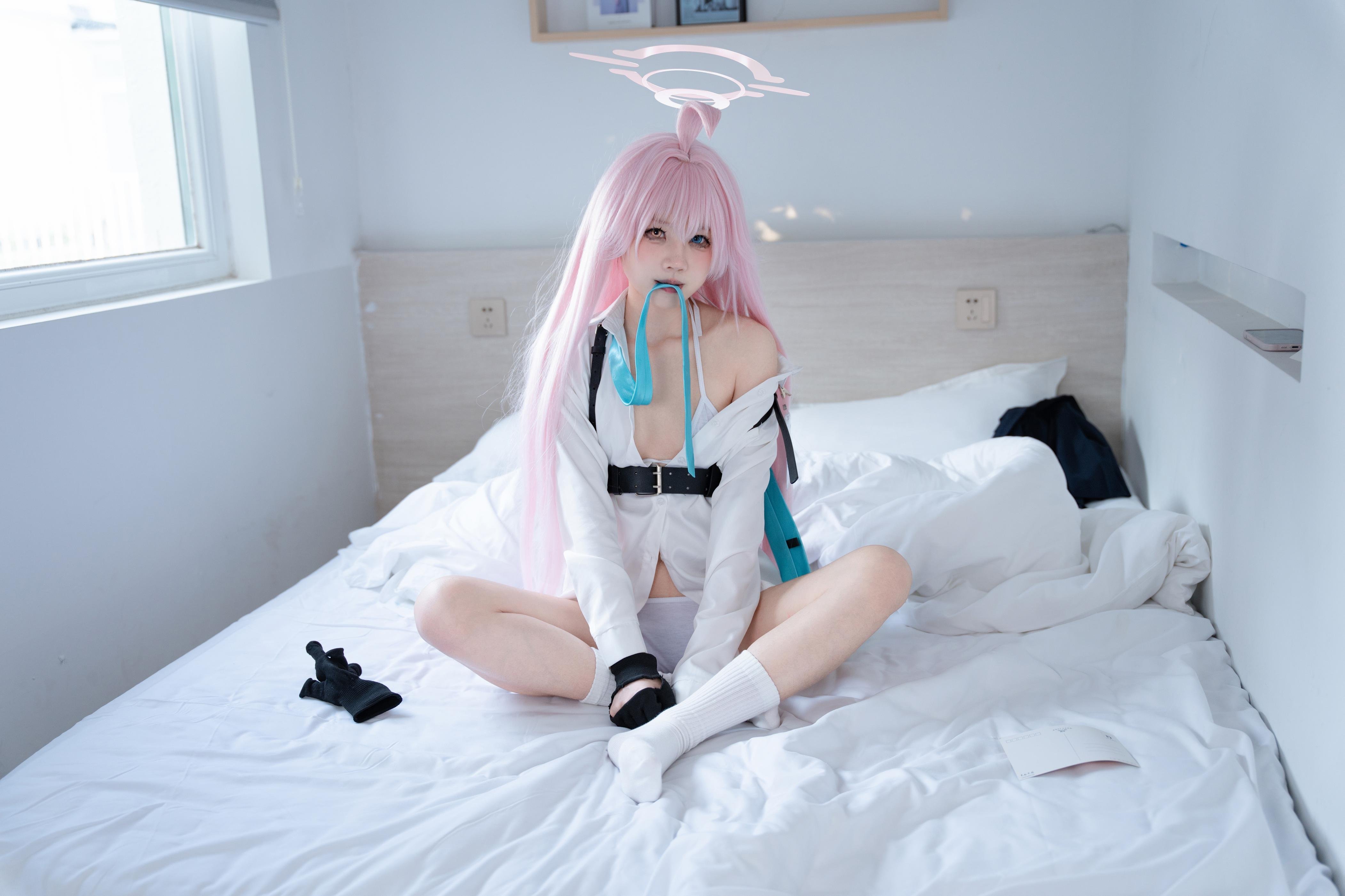 '[cosplay] 清水凪 - cos 小鸟游星野: Nữ sinh JK trong Đột Kích Xanh, chân dài quyến rũ, không chỉnh sửa 88P'