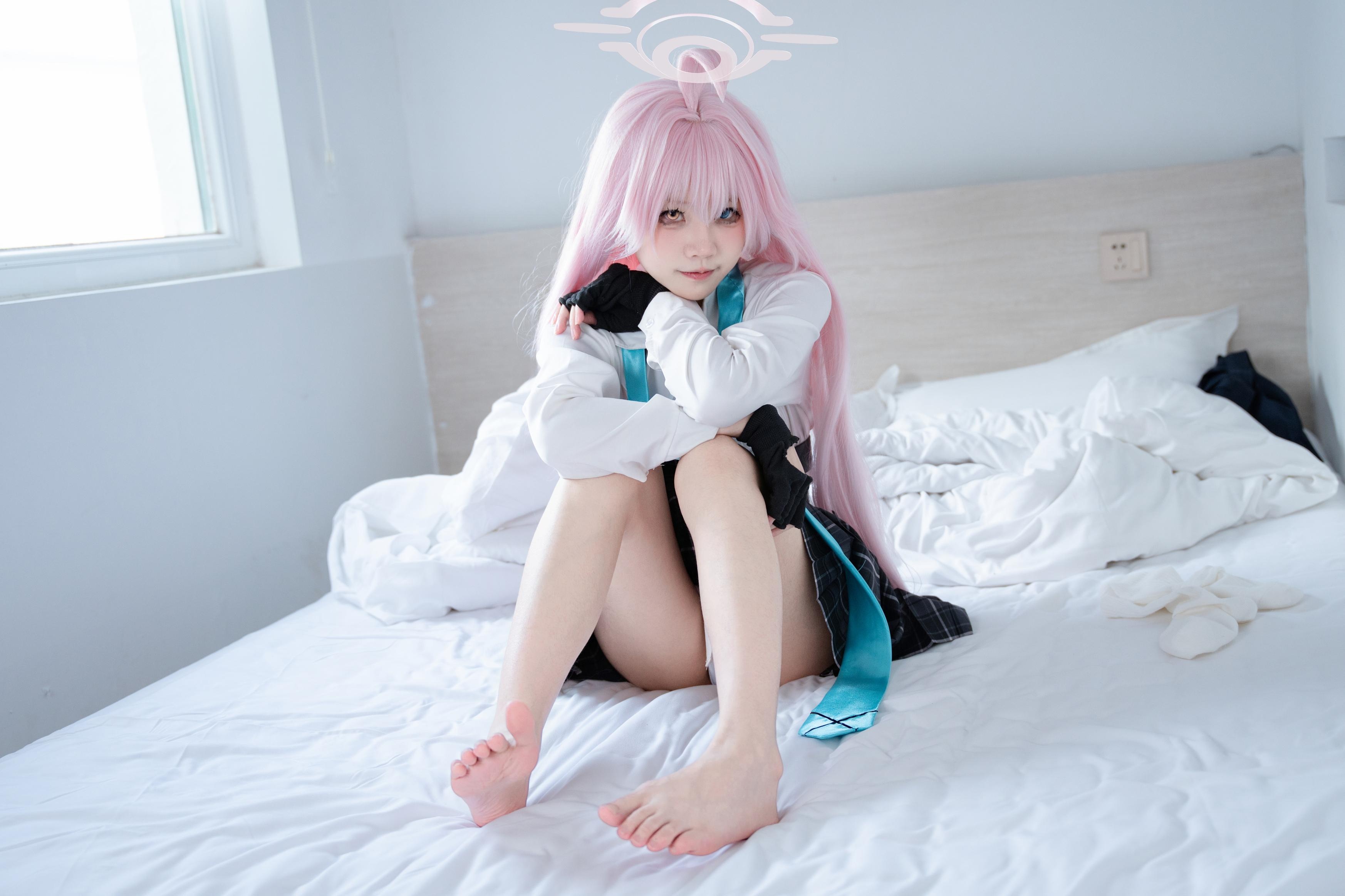 '[cosplay] 清水凪 - cos 小鸟游星野: Nữ sinh JK trong Đột Kích Xanh, chân dài quyến rũ, không chỉnh sửa 88P'