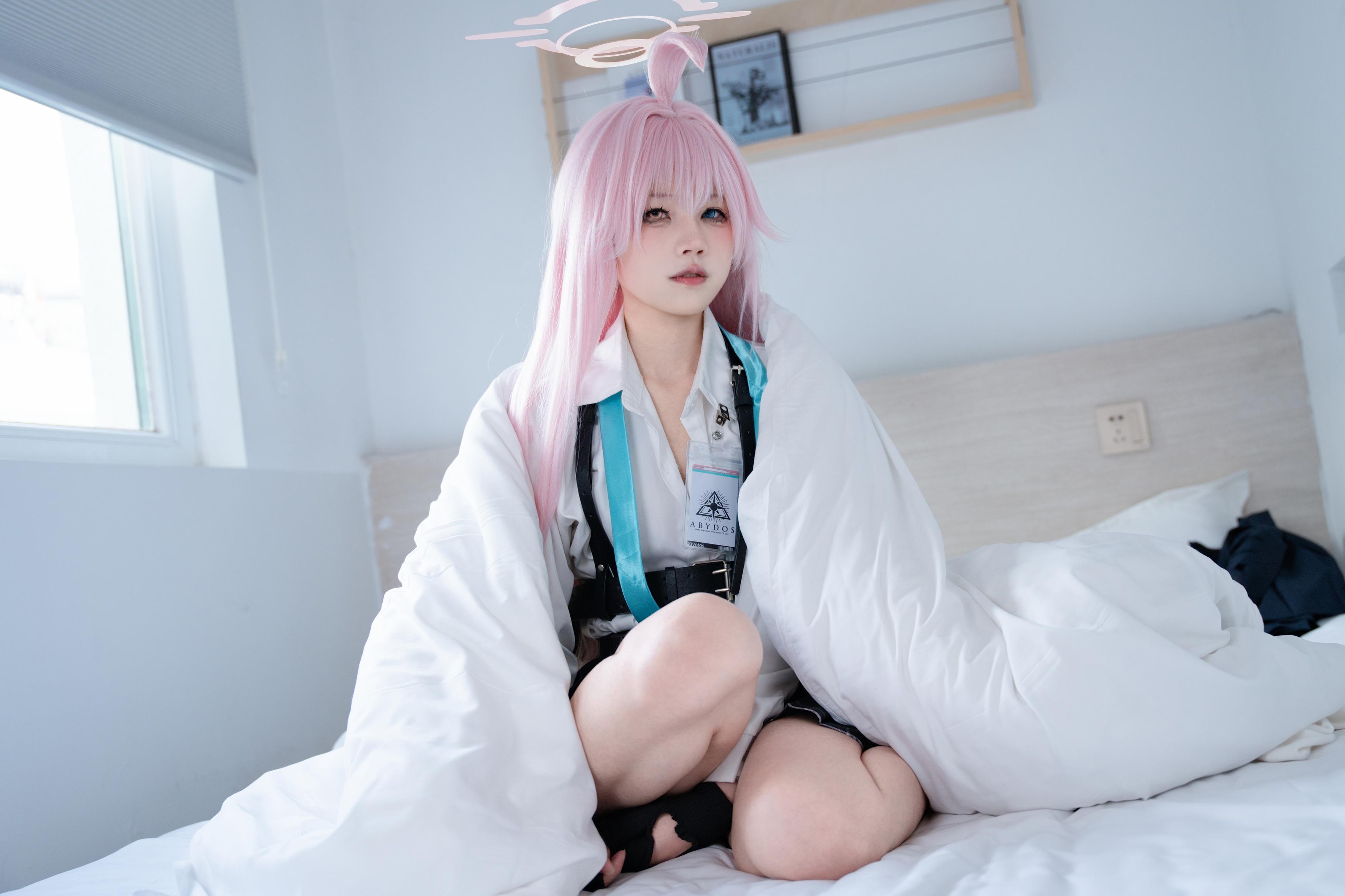 【コスプレ】清水凪 - コス 小鳥遊星野：リアルな碧蓝档案JK少女 制服破れ美脚玉足 極上セクシー無修正 88P