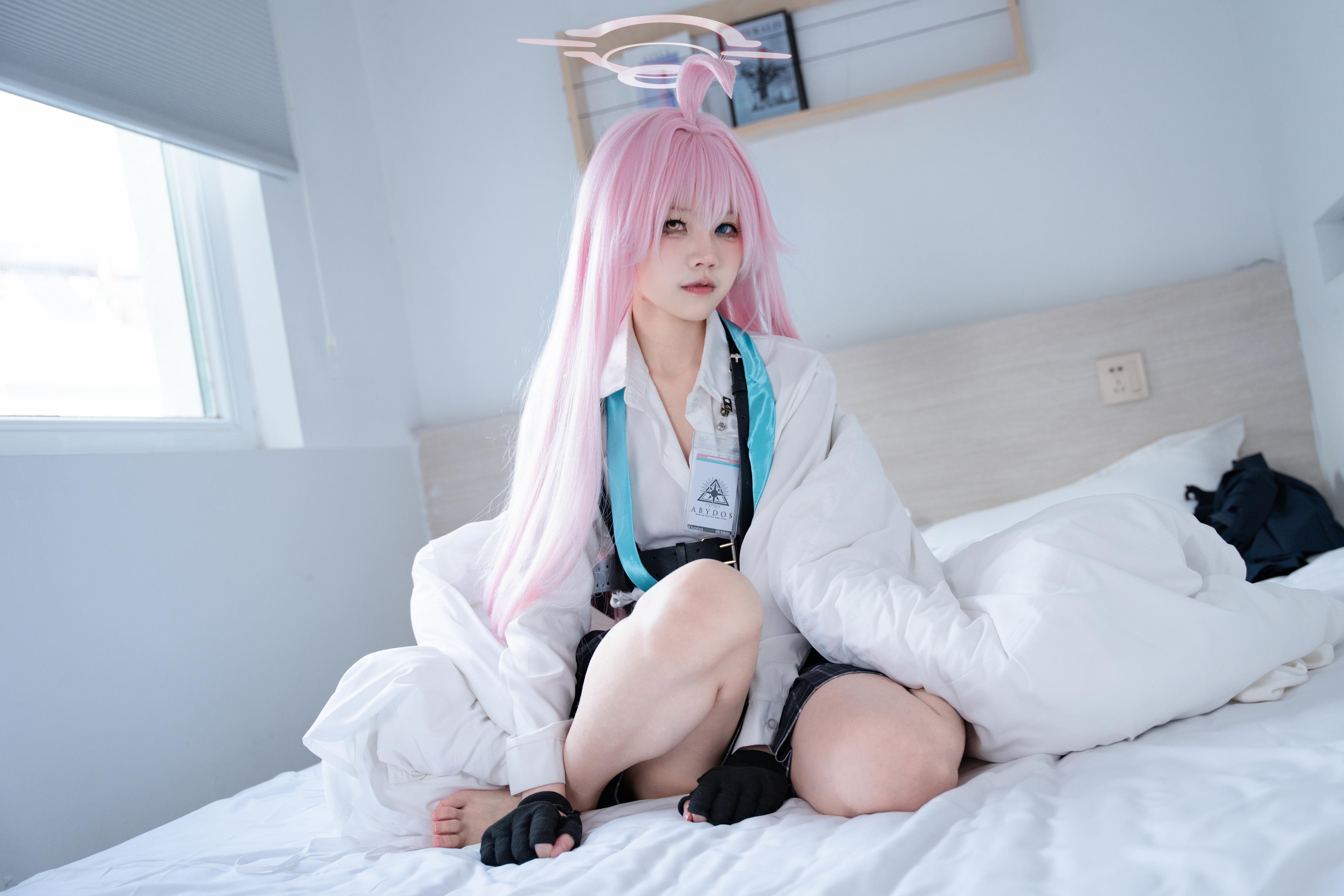【コスプレ】清水凪 - コス 小鳥遊星野：リアルな碧蓝档案JK少女 制服破れ美脚玉足 極上セクシー無修正 88P