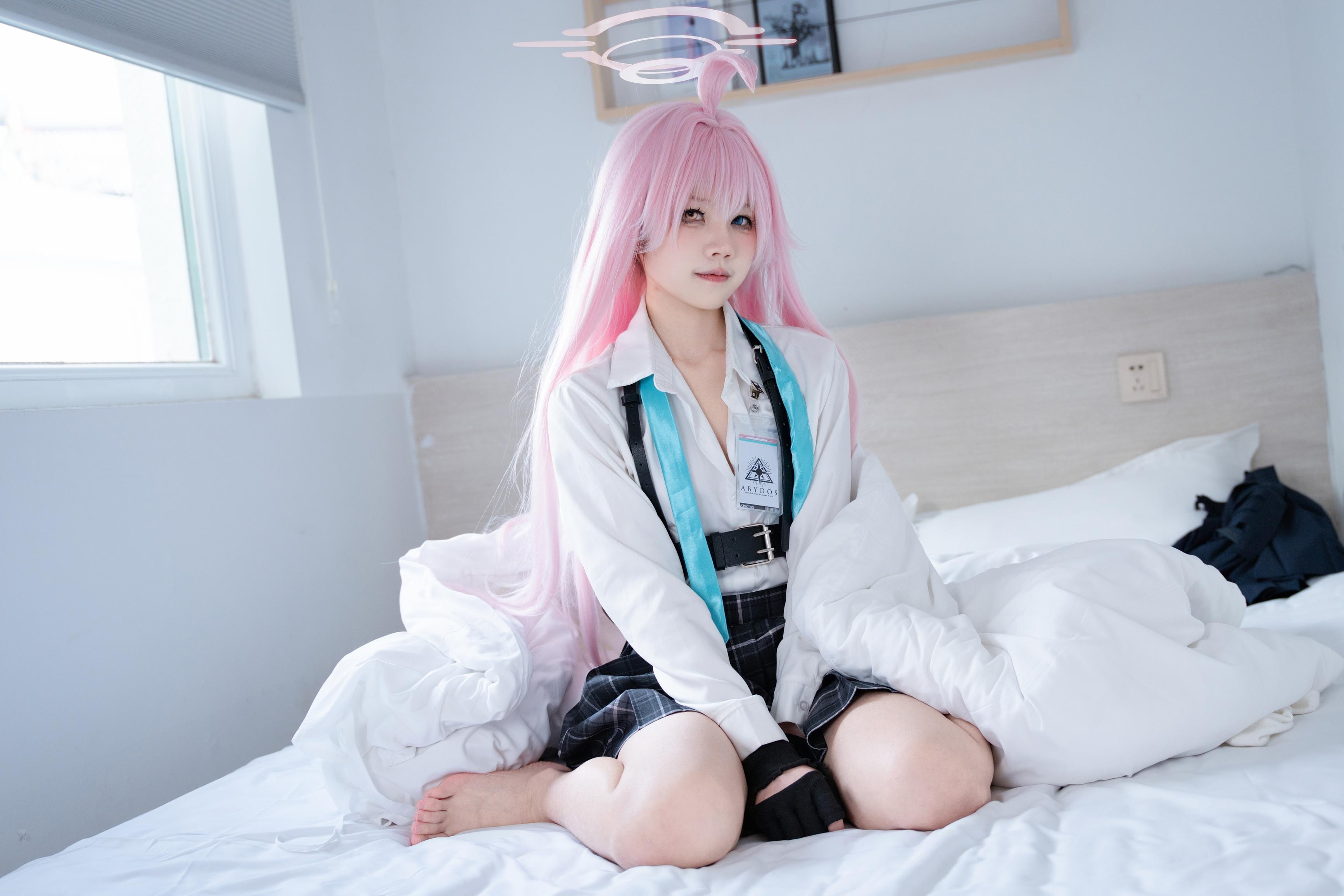 【コスプレ】清水凪 - コス 小鳥遊星野：リアルな碧蓝档案JK少女 制服破れ美脚玉足 極上セクシー無修正 88P