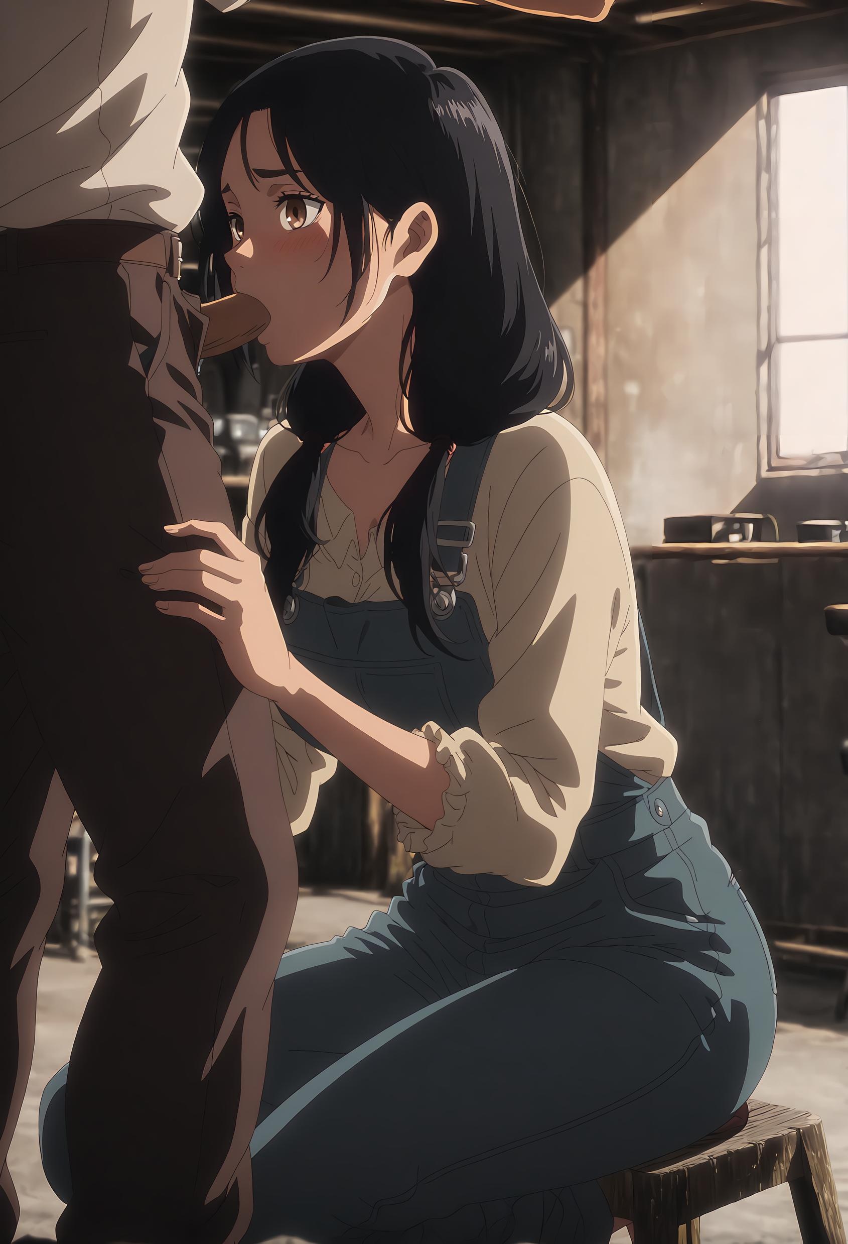 AI Generated Anime Girl - 卡尔菈：进击之巨人的温柔母亲 性感诱惑下美胸完美曲线展现极致诱惑 32P