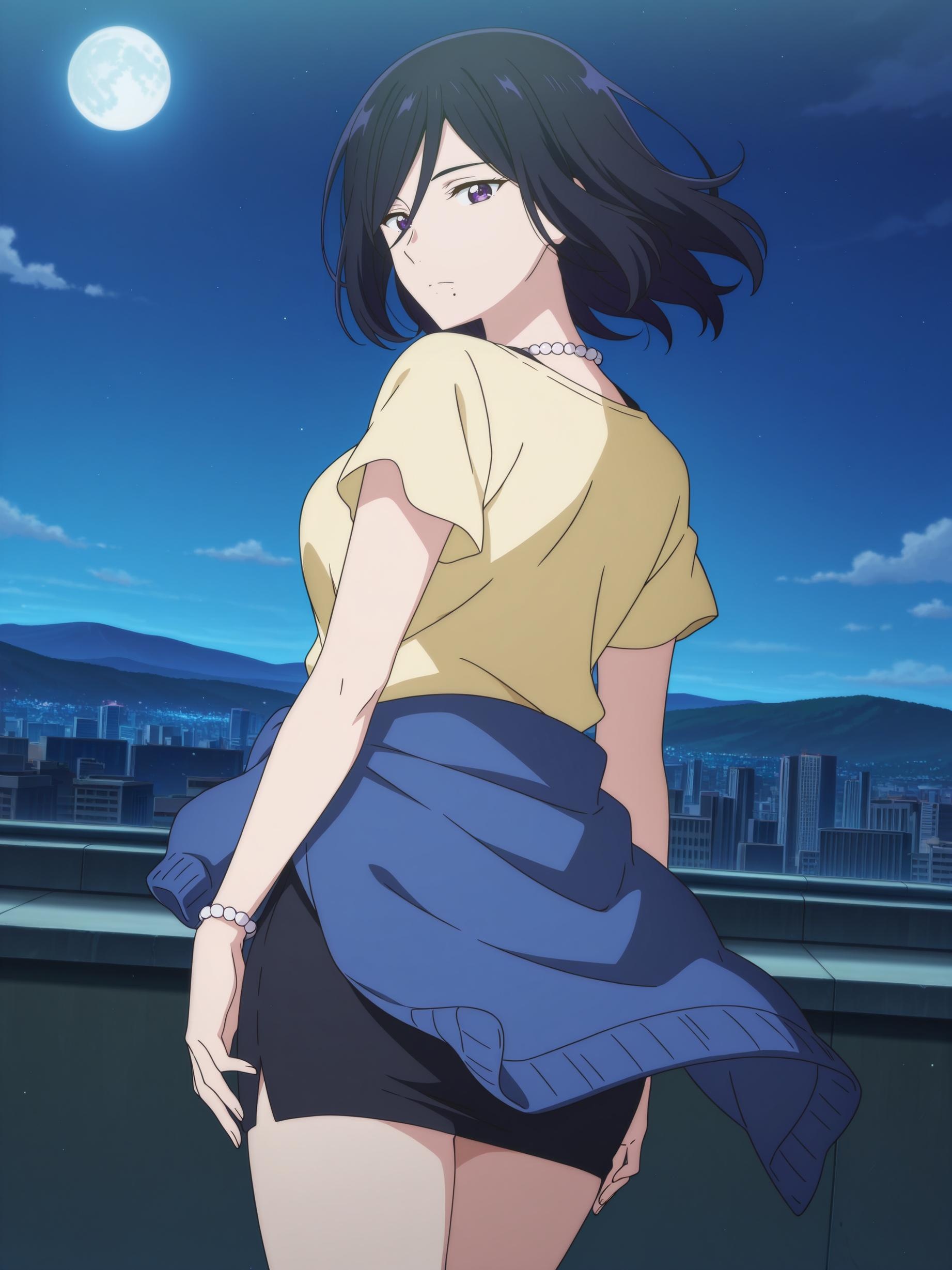 AI生成動漫女孩 - 名瀨泉：境界的彼方白皙肌膚 美胸完美曲線下展現撩人姿勢 80P