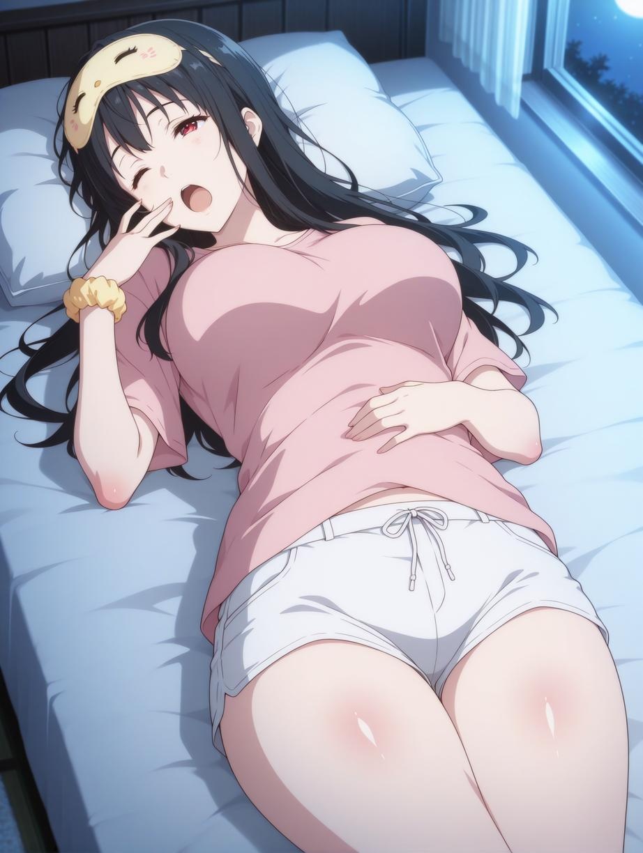 AI Generated Anime Girl - Mizuki Nanse: The Wet Girl from Beyond the Boundary Shows Off Her Alluring Poses in the Bathroom 53P