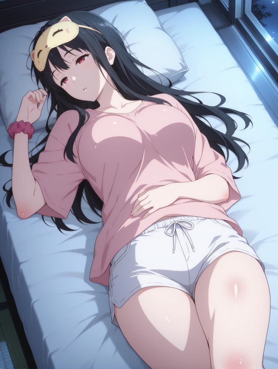 AI Generated Anime Girl - Mizuki Nanse: The Wet Girl from Beyond the Boundary Shows Off Her Alluring Poses in the Bathroom 53P