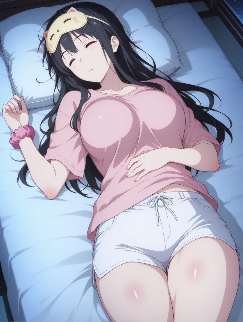 AI Generated Anime Girl - Mizuki Nanse: The Wet Girl from Beyond the Boundary Shows Off Her Alluring Poses in the Bathroom 53P