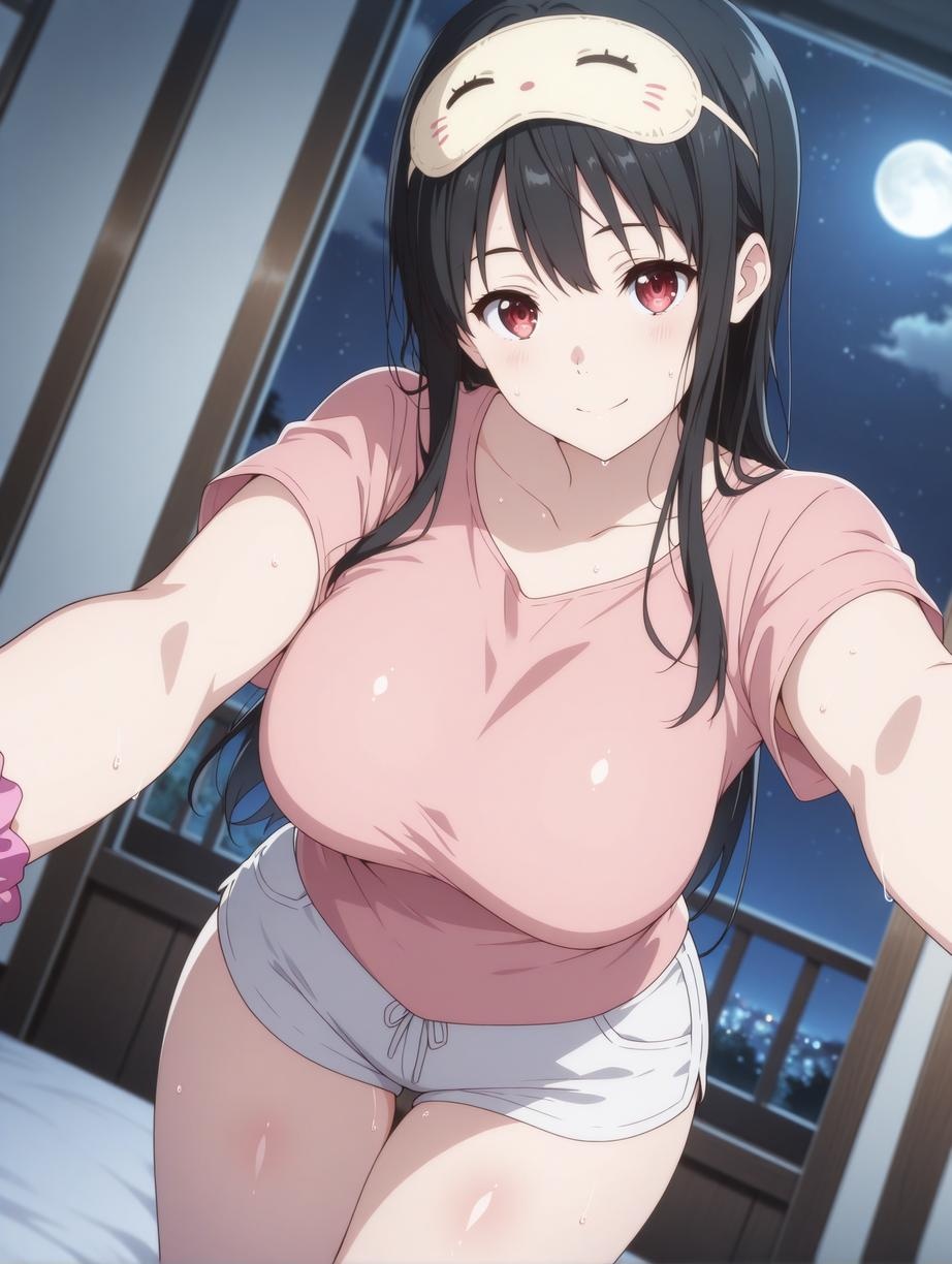 Cô Gái Anime Tạo Bởi AI - 名濑美月: Cô Gái Ẩm Ơt Từ Bên Kia Ranh Giới, Tư Thế Gợi Cảm Trong Phòng Tắm 53P