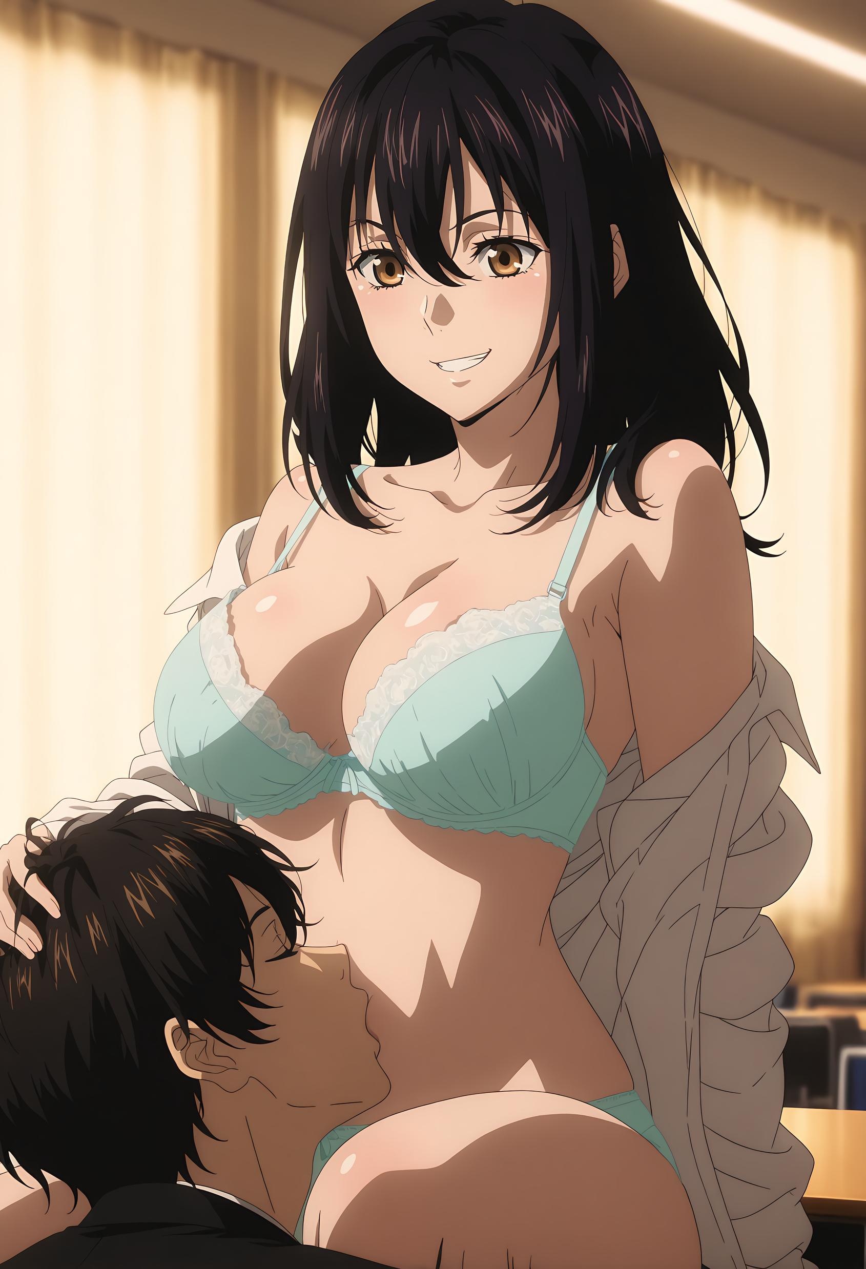 AI生成アニメ少女 - 姫柊雪菜：噬血狂襲白虎少女 魅惑の低胸装 102P