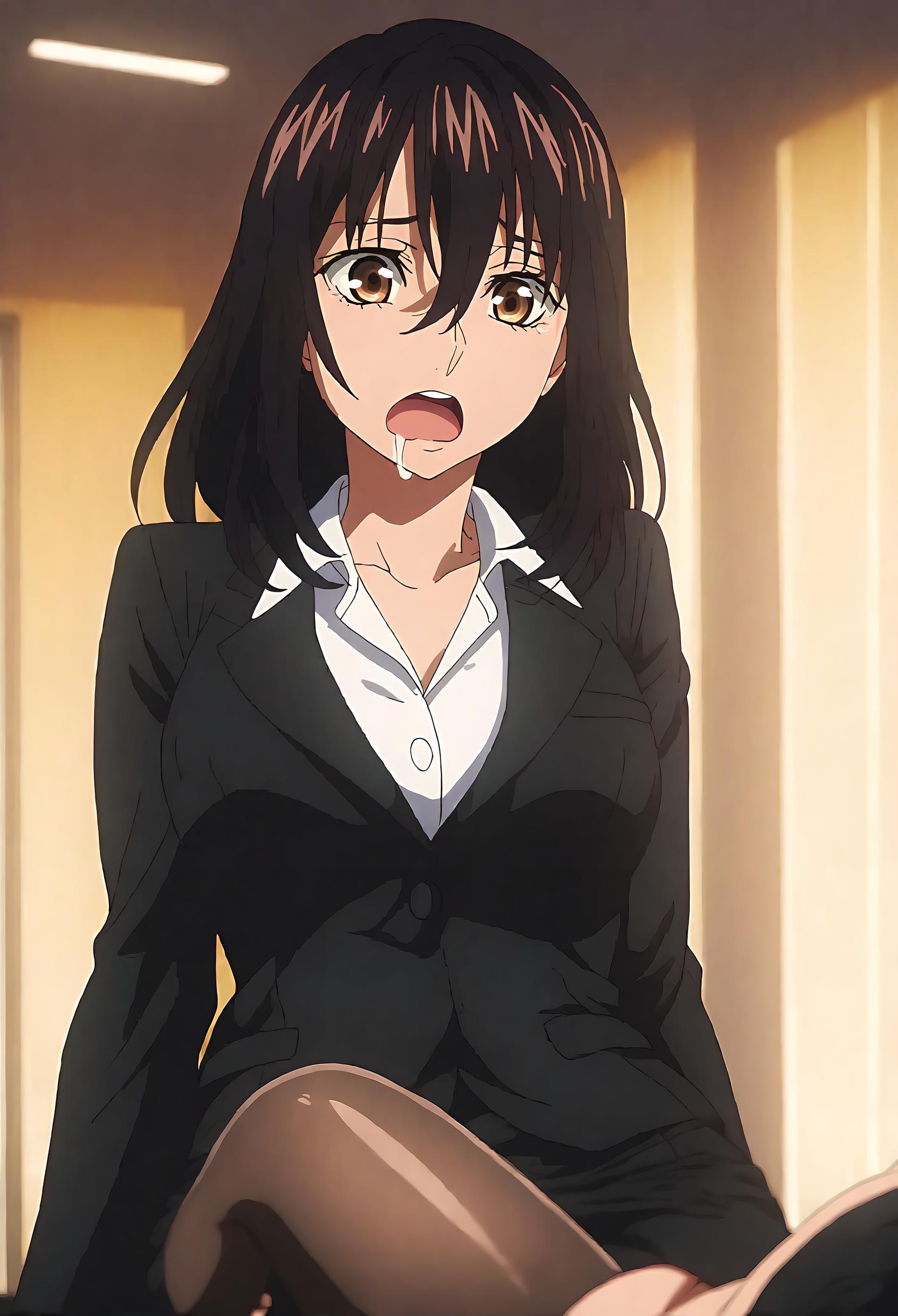 Cô Gái Anime Tạo Bởi AI - 姬柊雪菜: 噬血狂袭 Bạch Hổ Nữ Sinh Với Trang Phục Khiêu Gợi 102P