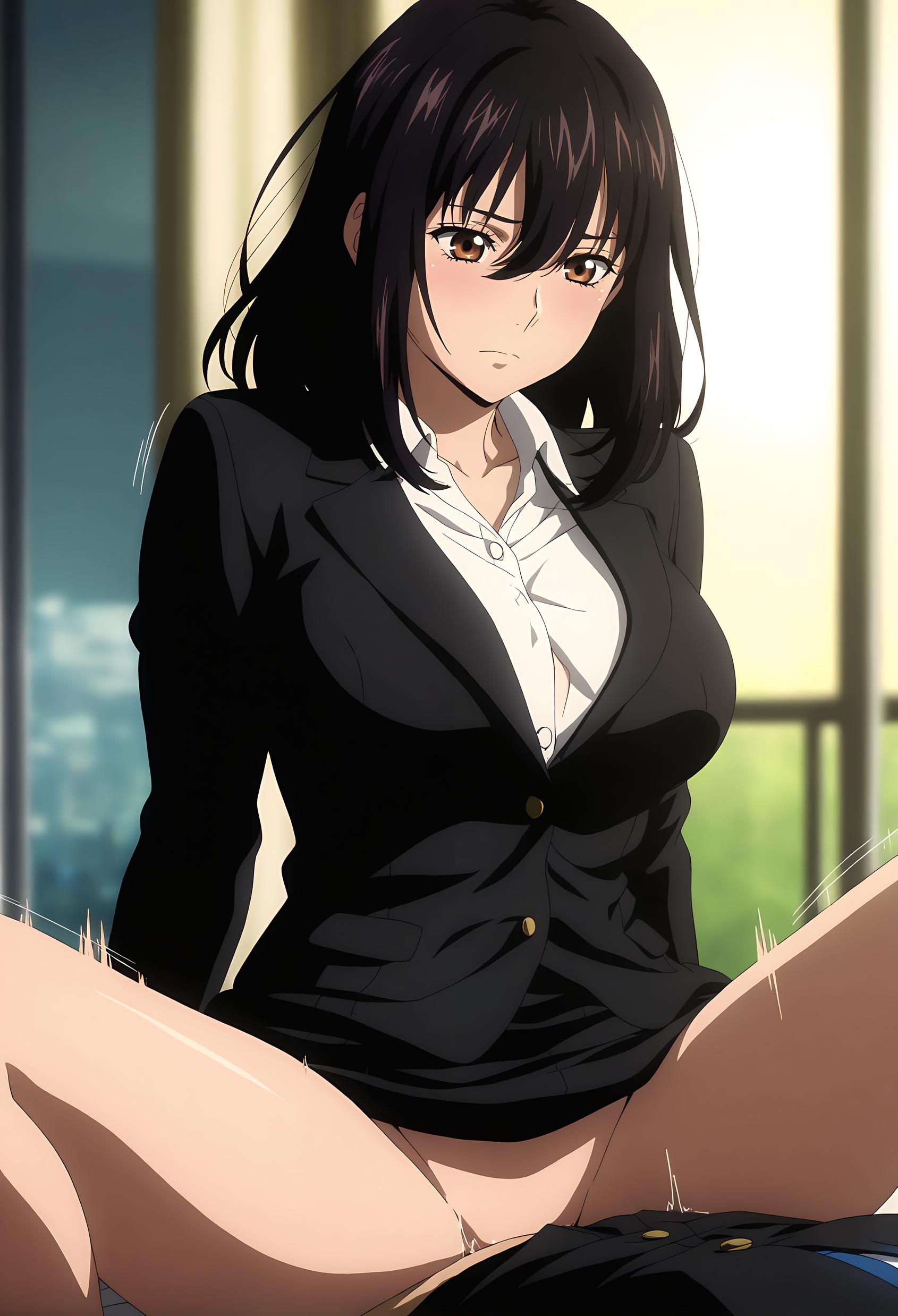 AI สร้างสาวอนิเมะ - 姬柊雪菜: 噬血狂袭白虎少女 ท่าทางเย้ายวนในชุดเปิดเผยเซ็กซี่ 102P