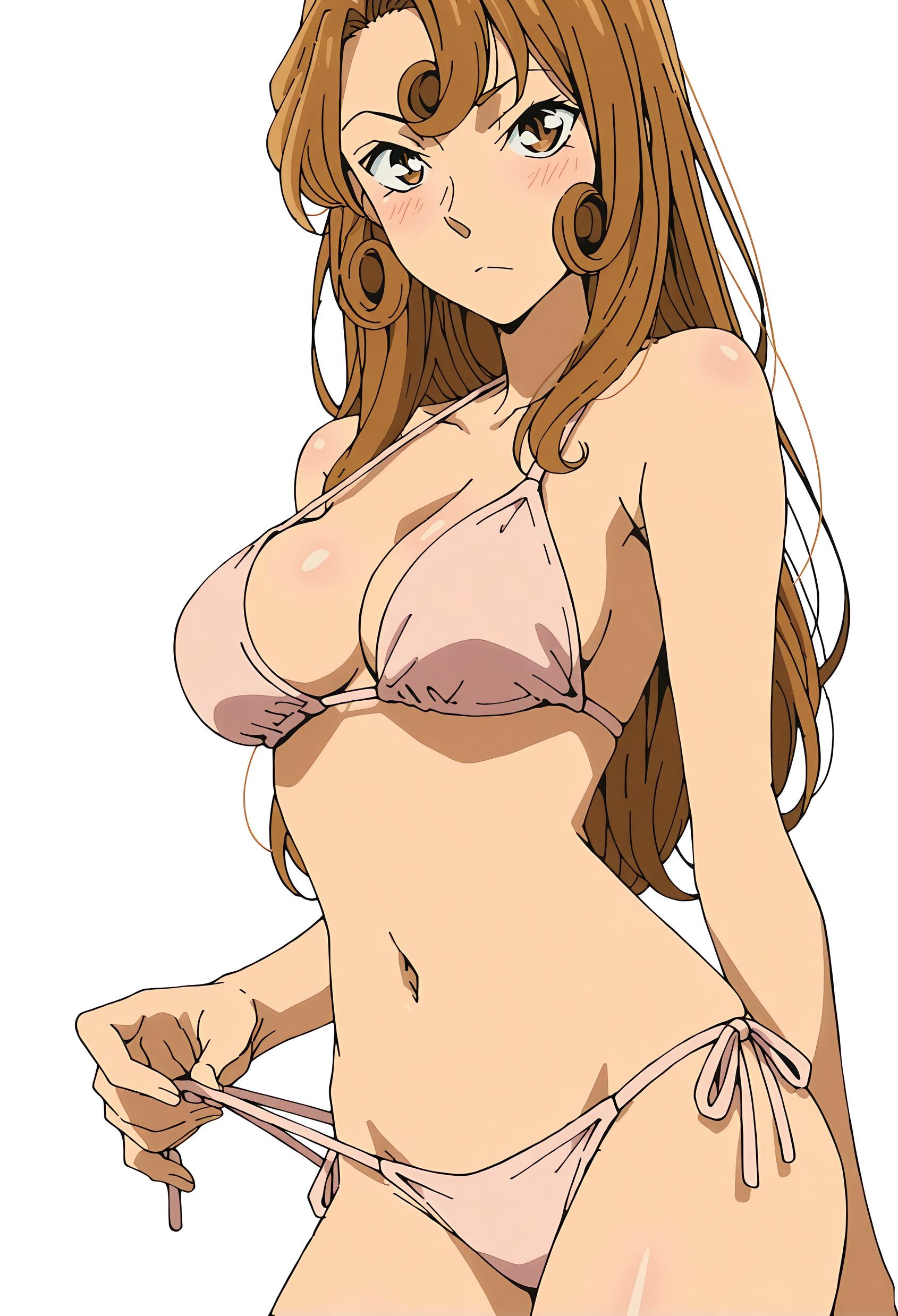Cô Gái Anime Tạo Ra Bằng AI - 工藤有希子: Nữ Diễn Viên Thanh Lịch Trong Thám Tử Lừng Danh Conan, Da Trắng Mịn Với Đường Cong Hoàn Hảo, Tư Thế Quyến Rũ 93P