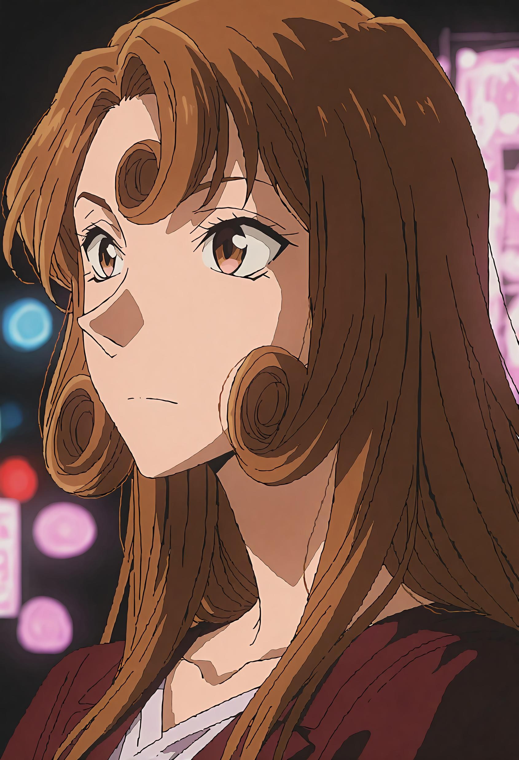 Cô Gái Anime Tạo Ra Bằng AI - 工藤有希子: Nữ Diễn Viên Thanh Lịch Trong Thám Tử Lừng Danh Conan, Da Trắng Mịn Với Đường Cong Hoàn Hảo, Tư Thế Quyến Rũ 93P