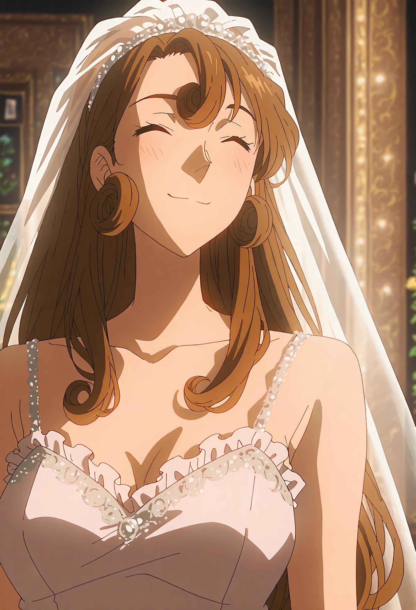 Cô Gái Anime Tạo Ra Bằng AI - 工藤有希子: Nữ Diễn Viên Thanh Lịch Trong Thám Tử Lừng Danh Conan, Da Trắng Mịn Với Đường Cong Hoàn Hảo, Tư Thế Quyến Rũ 93P