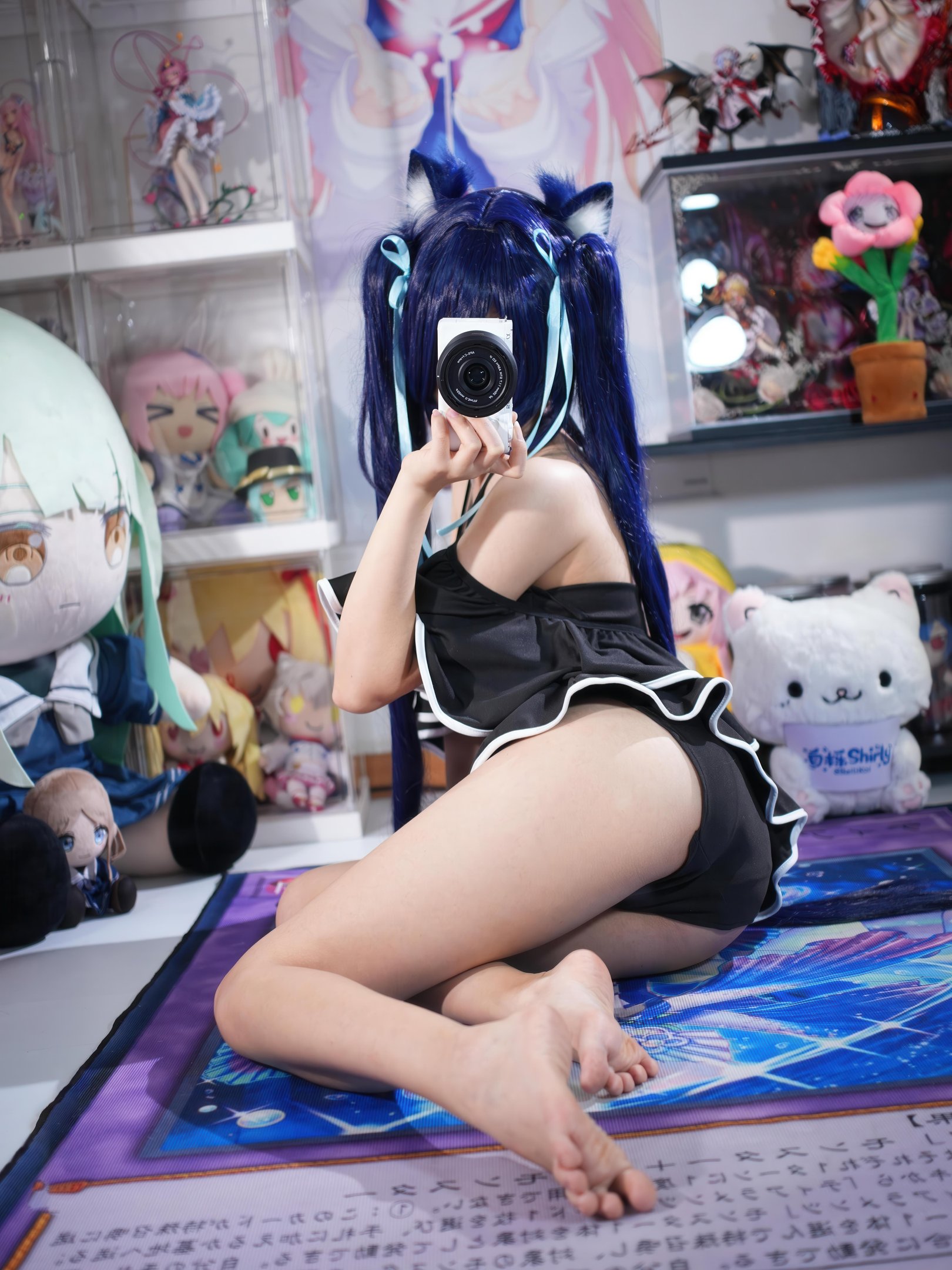 Cosplay] Shirly - Black Jasmine Theme Photoshoot: A Fusion of Dark Tones and Mysterious Aura with High Emotional Tension, 119P