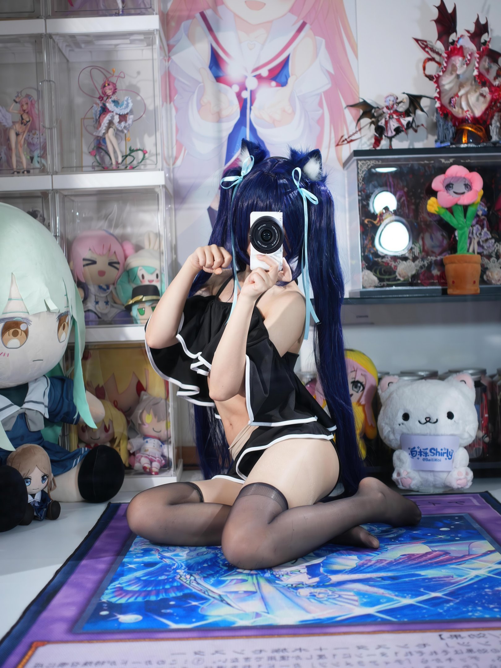 Cosplay] Shirly - Black Jasmine Theme Photoshoot: A Fusion of Dark Tones and Mysterious Aura with High Emotional Tension, 119P