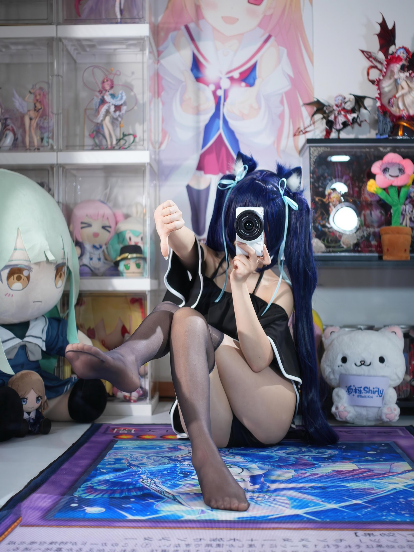 Cosplay] Shirly - Black Jasmine Theme Photoshoot: A Fusion of Dark Tones and Mysterious Aura with High Emotional Tension, 119P