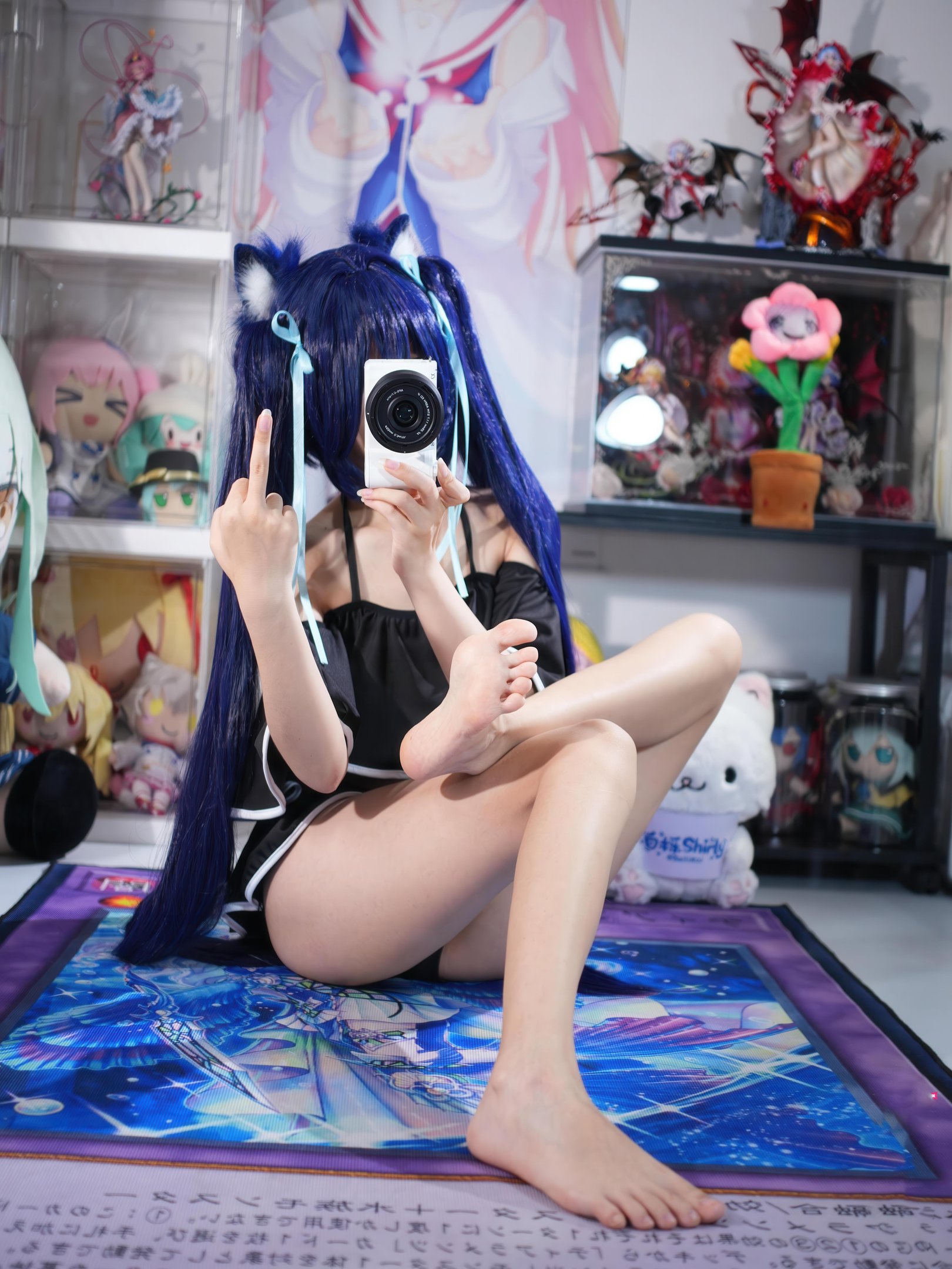 【コスプレ】白栎Shirly - 黒見茜香テーマ写真：ダークトーンと神秘的な雰囲気が交錯する感情の緊張感 119P