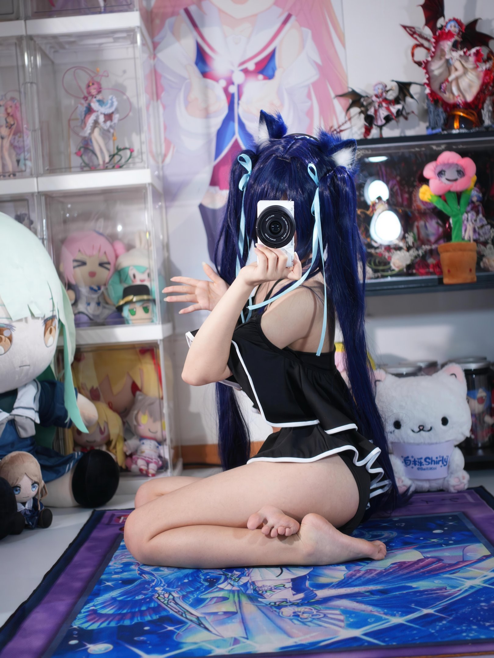 【コスプレ】白栎Shirly - 黒見茜香テーマ写真：ダークトーンと神秘的な雰囲気が交錯する感情の緊張感 119P
