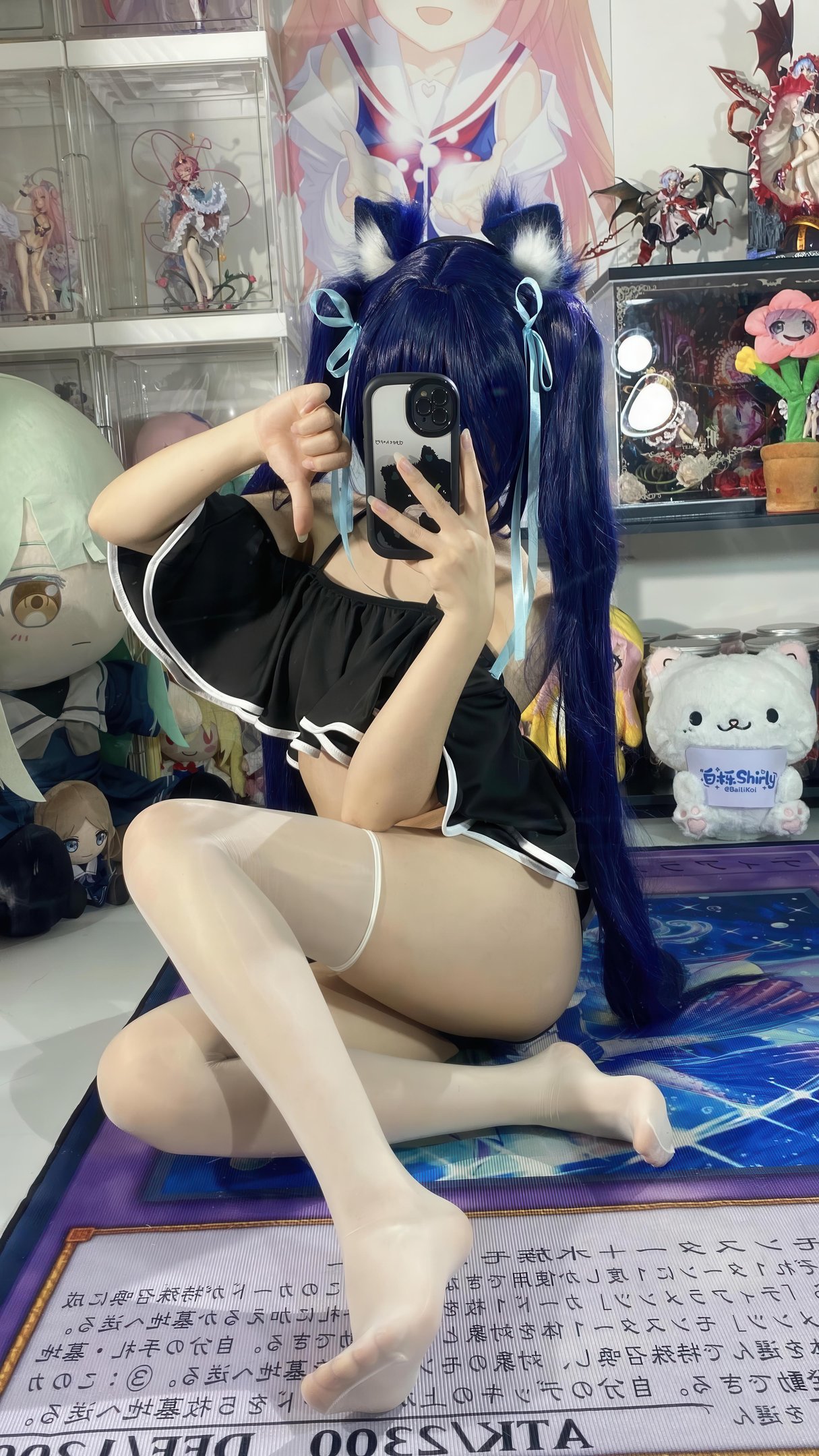 【コスプレ】白栎Shirly - 黒見茜香テーマ写真：ダークトーンと神秘的な雰囲気が交錯する感情の緊張感 119P