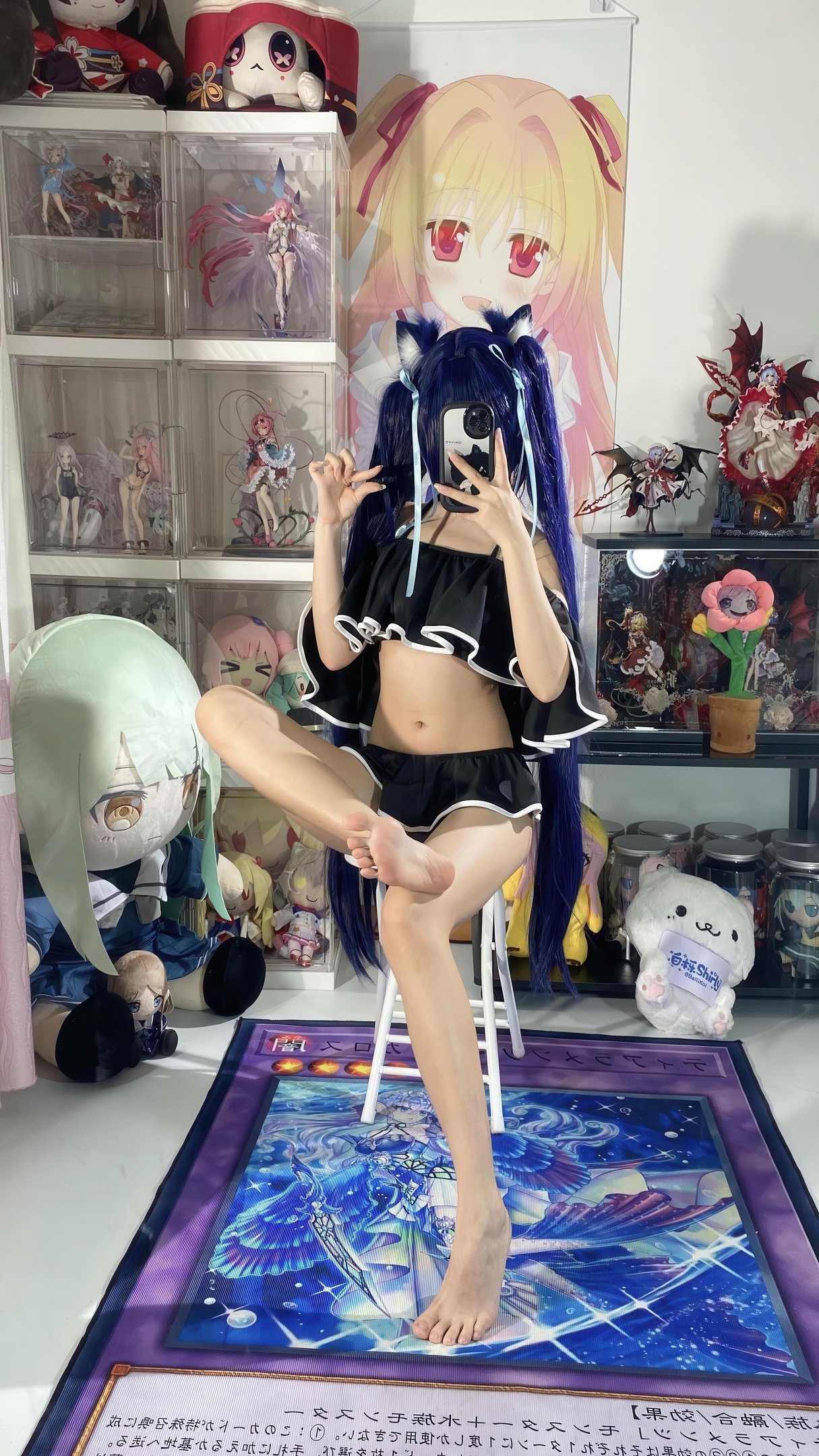 【コスプレ】白栎Shirly - 黒見茜香テーマ写真：ダークトーンと神秘的な雰囲気が交錯する感情の緊張感 119P