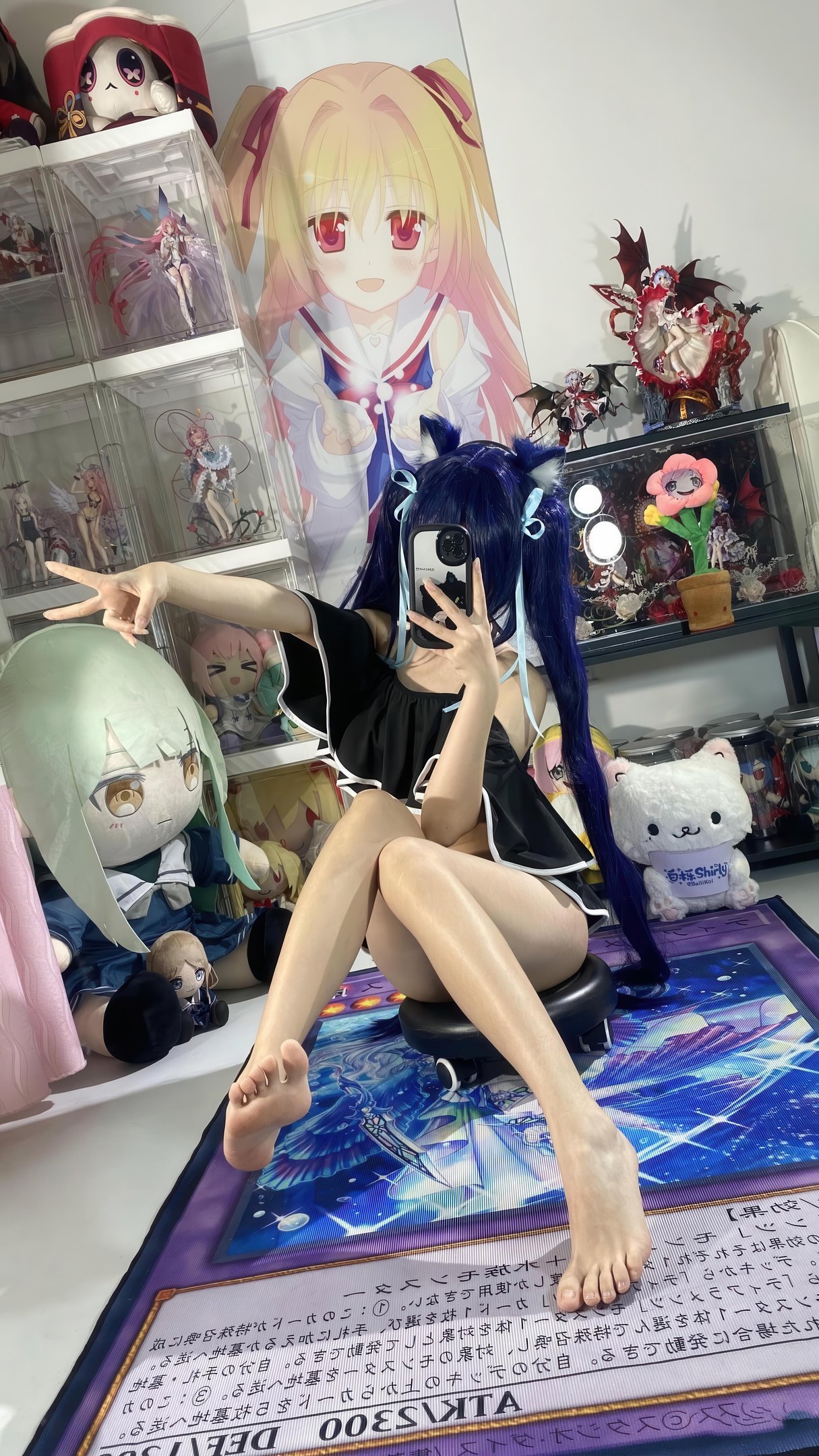 【コスプレ】白栎Shirly - 黒見茜香テーマ写真：ダークトーンと神秘的な雰囲気が交錯する感情の緊張感 119P