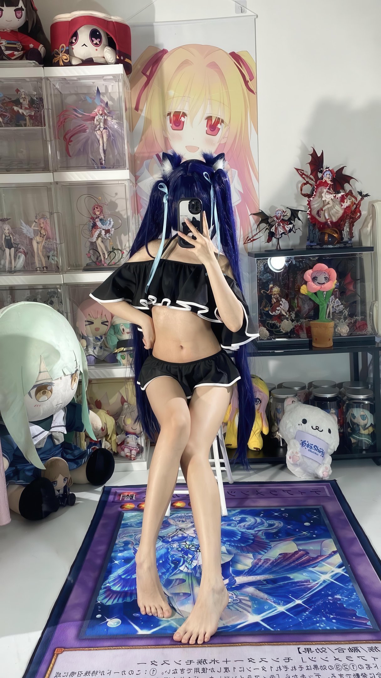 【コスプレ】白栎Shirly - 黒見茜香テーマ写真：ダークトーンと神秘的な雰囲気が交錯する感情の緊張感 119P