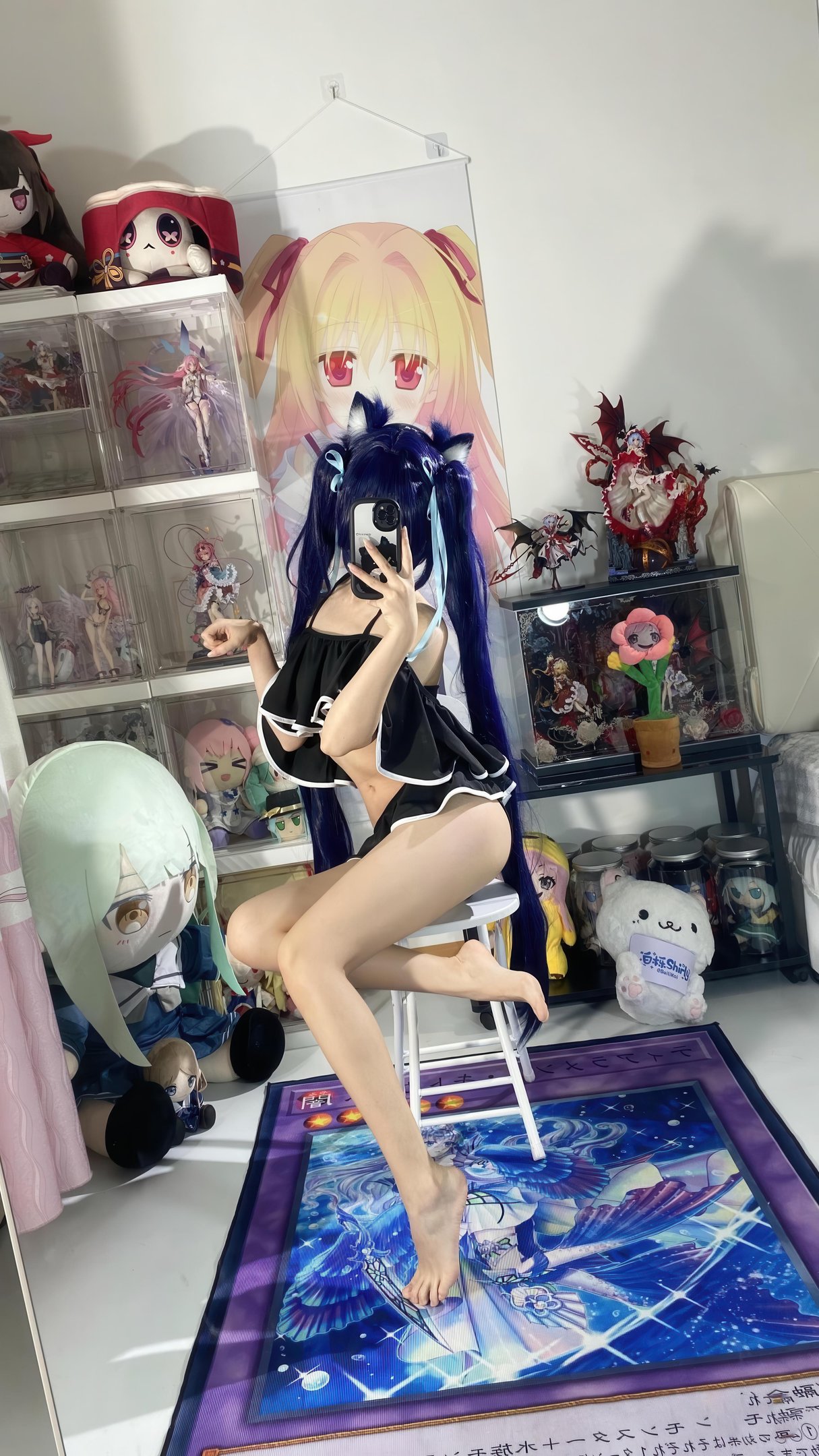 【コスプレ】白栎Shirly - 黒見茜香テーマ写真：ダークトーンと神秘的な雰囲気が交錯する感情の緊張感 119P