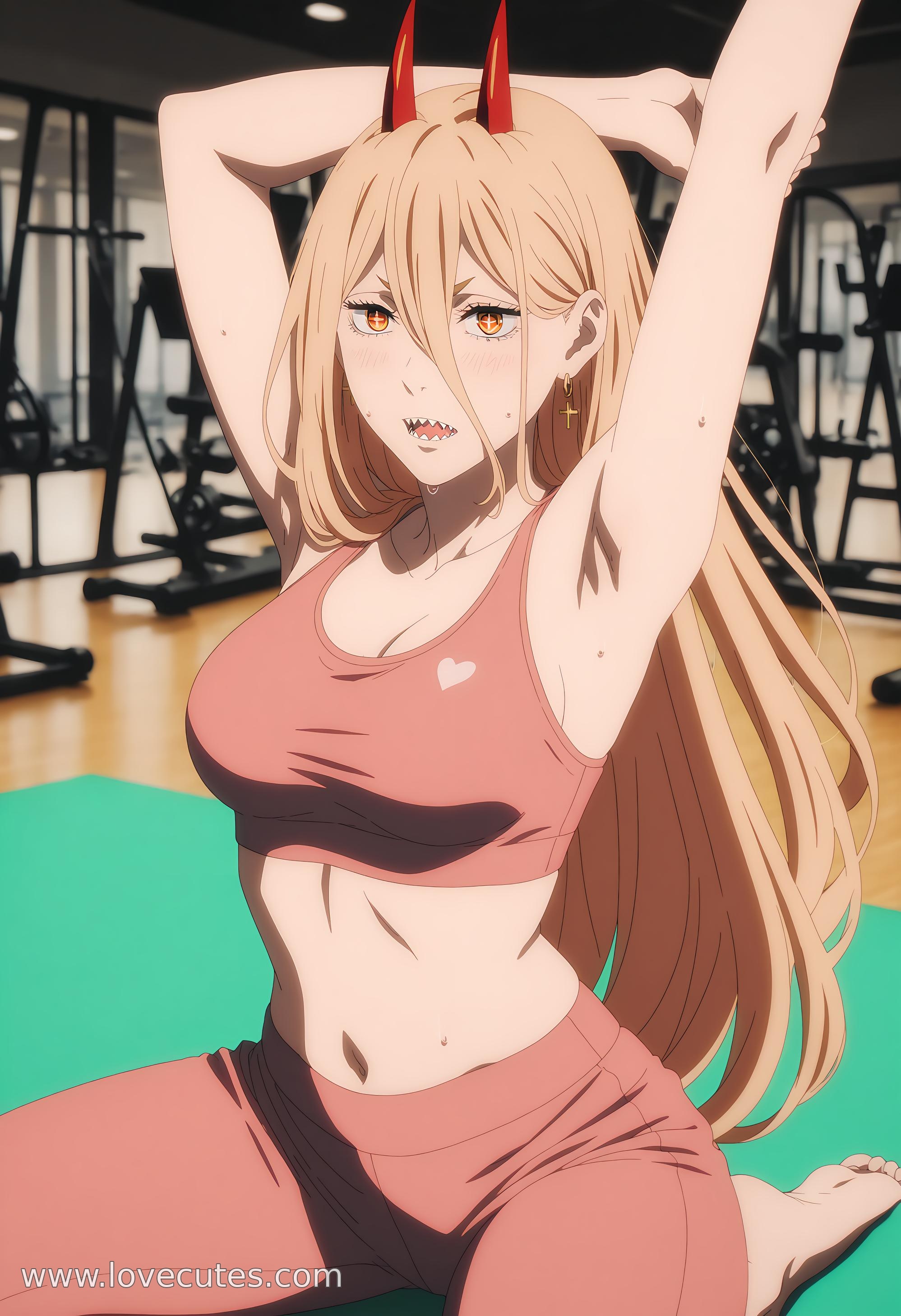 Cô Gái Anime Tạo Ra Bằng AI - 帕瓦：Điện Xoáy Nhân Máu Của Ma Nữ, Tư Thế Quyến Rũ Với Đường Cong Tuyệt Đẹp 50P