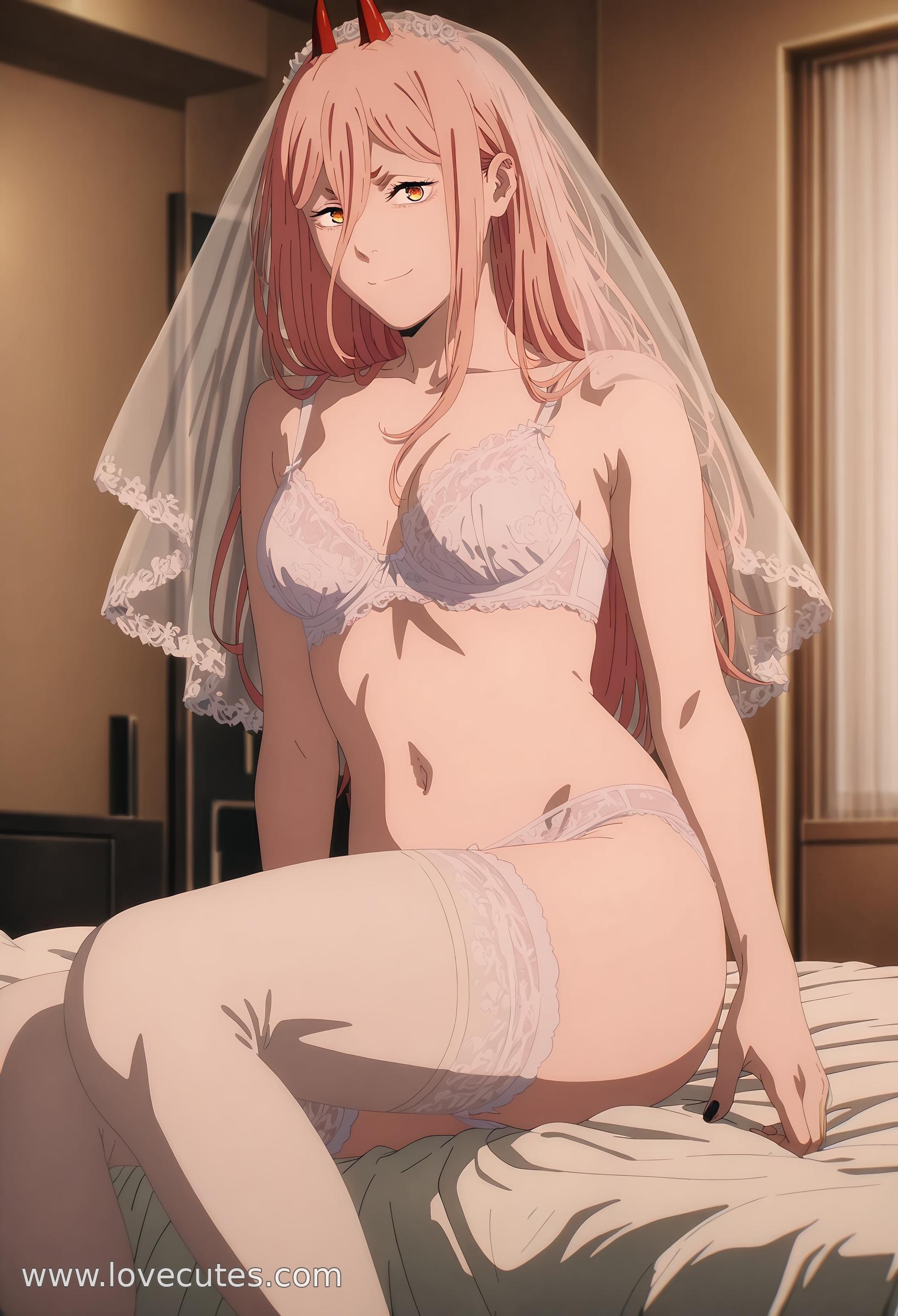 Cô Gái Anime Tạo Ra Bằng AI - 帕瓦：Điện Xoáy Nhân Máu Của Ma Nữ, Tư Thế Quyến Rũ Với Đường Cong Tuyệt Đẹp 50P