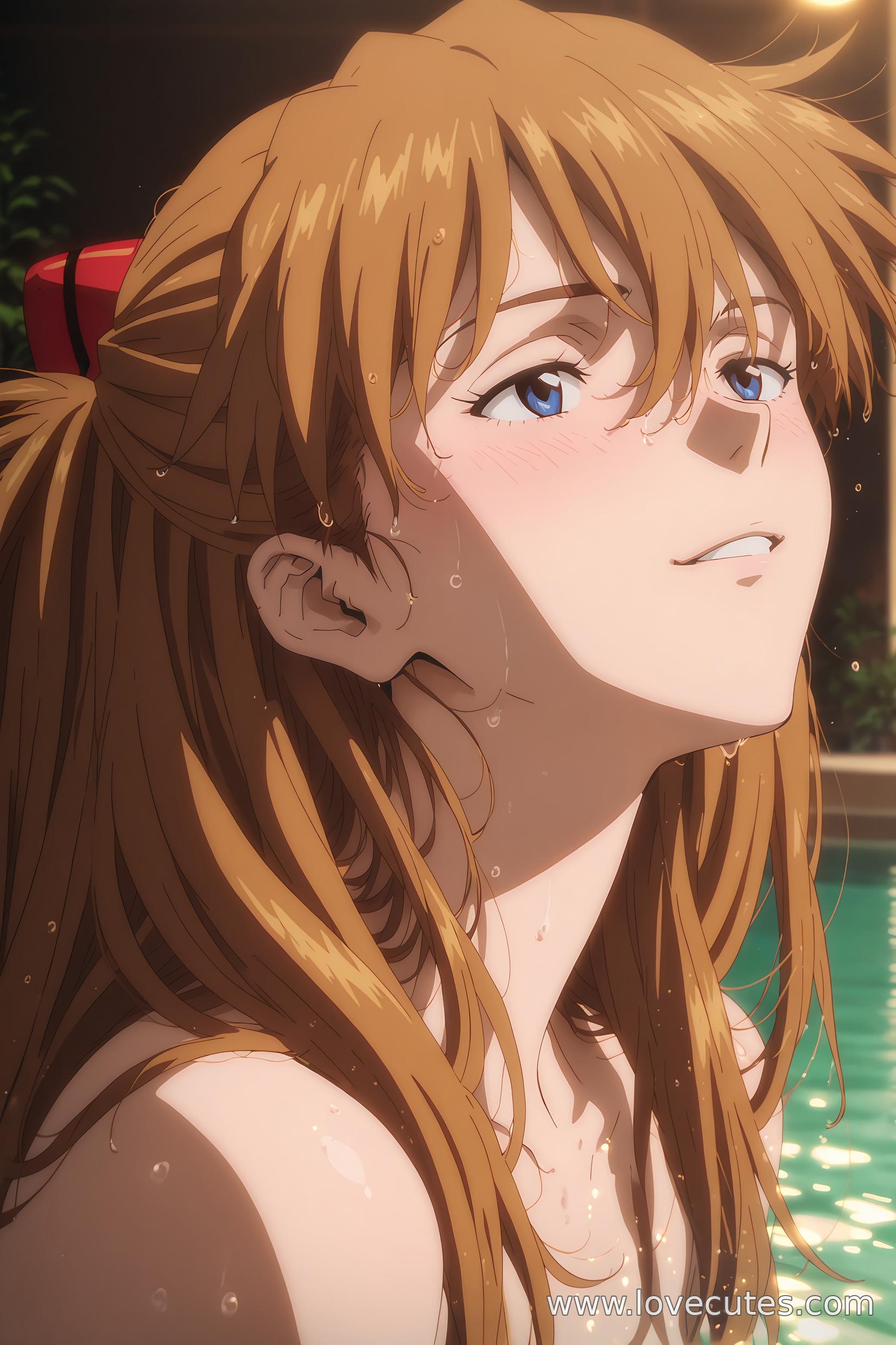 AI生成アニメ少女 - 惣流・明日香：新世紀エヴァンゲリオン 白虎少女 湿身の誘惑 71P