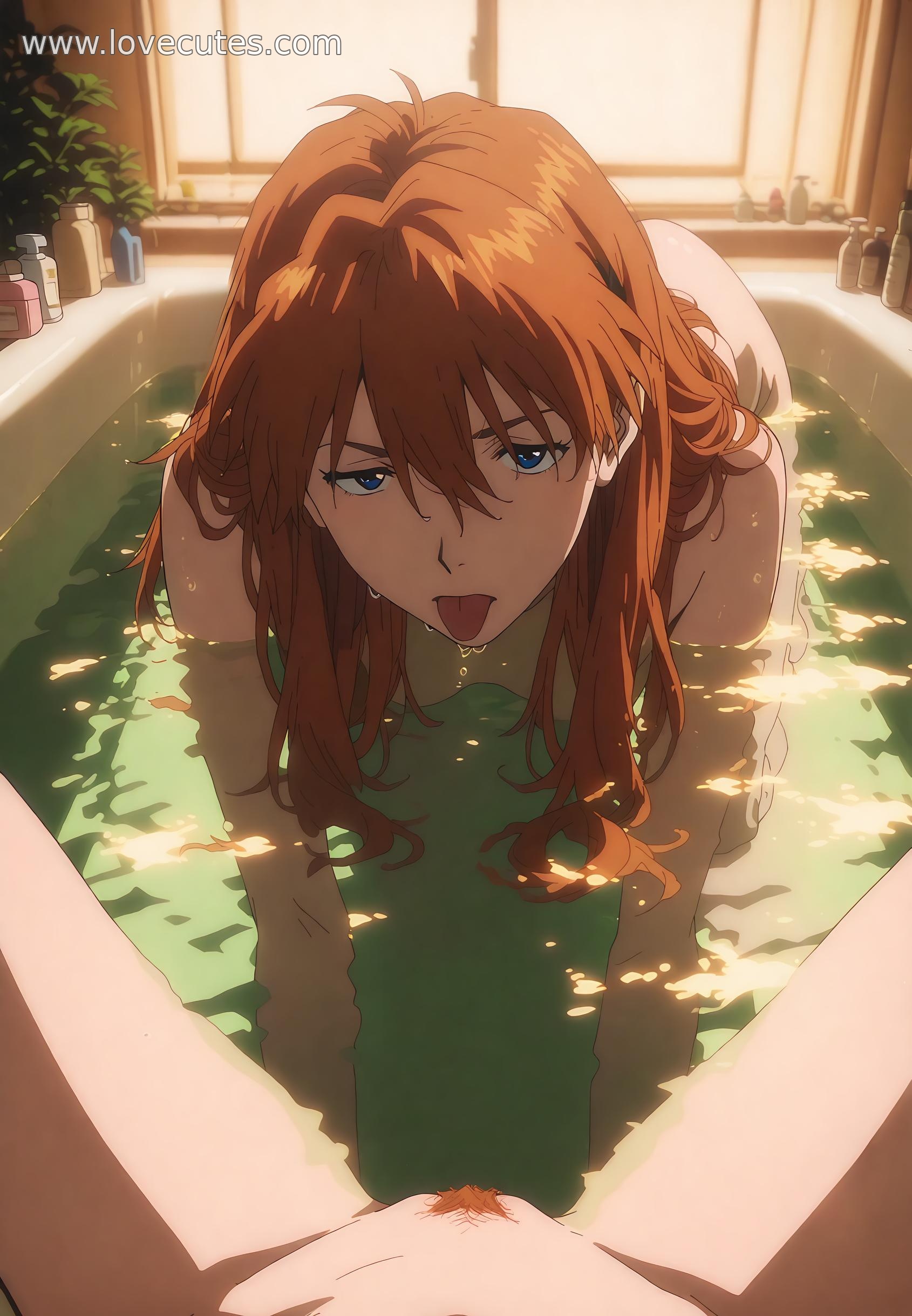 AI生成アニメ少女 - 惣流・明日香：新世紀エヴァンゲリオン 白虎少女 湿身の誘惑 71P
