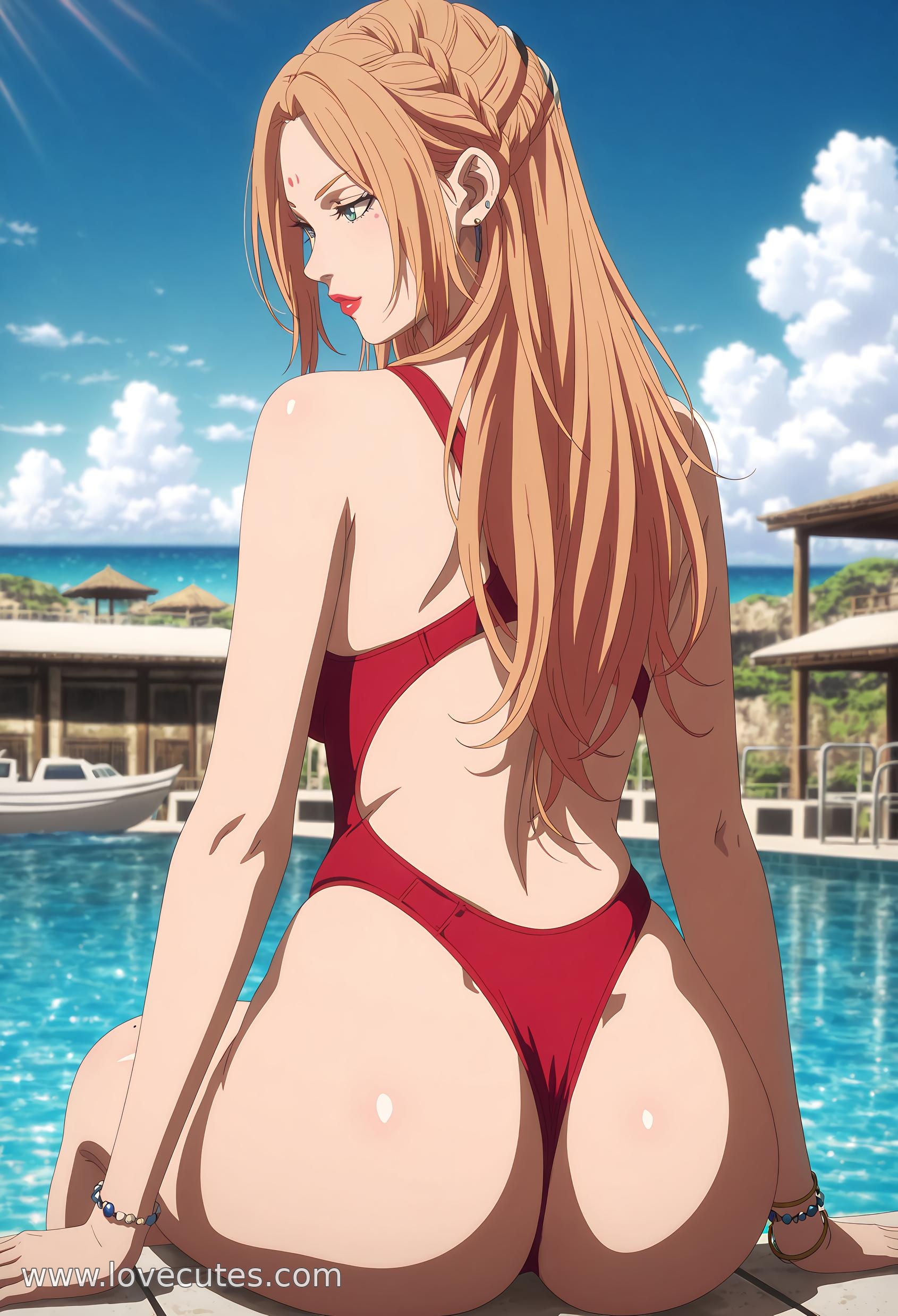 AI生成アニメ少女 - 杨端和：王者天下の古装美女 诱惑の眼差しと学生服の魅力的なヒップ 84P