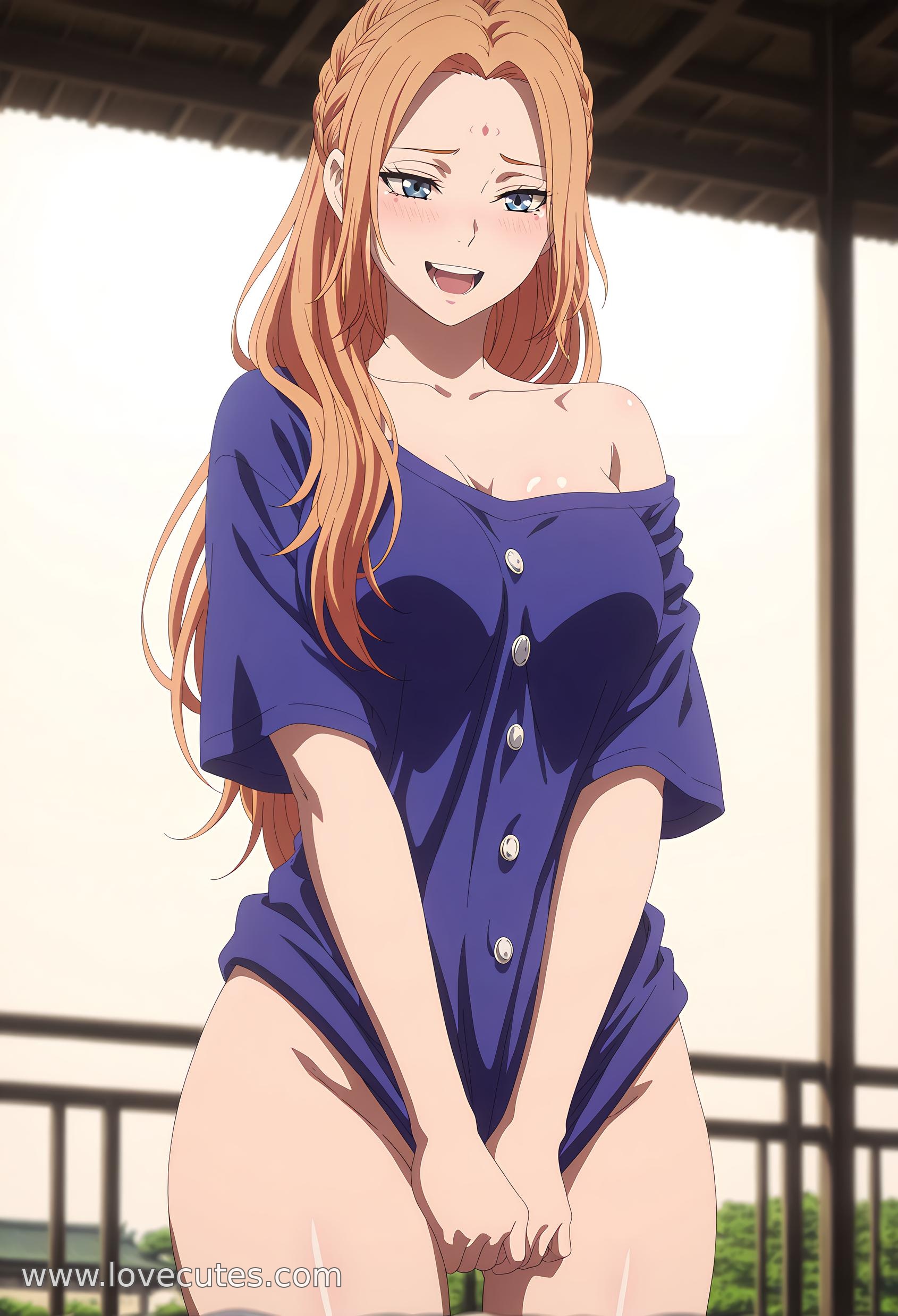 AI Generated Anime Girl - 杨端和：王者天下古装美女 诱惑眼神下学生装翘臀展现极致诱惑 84P