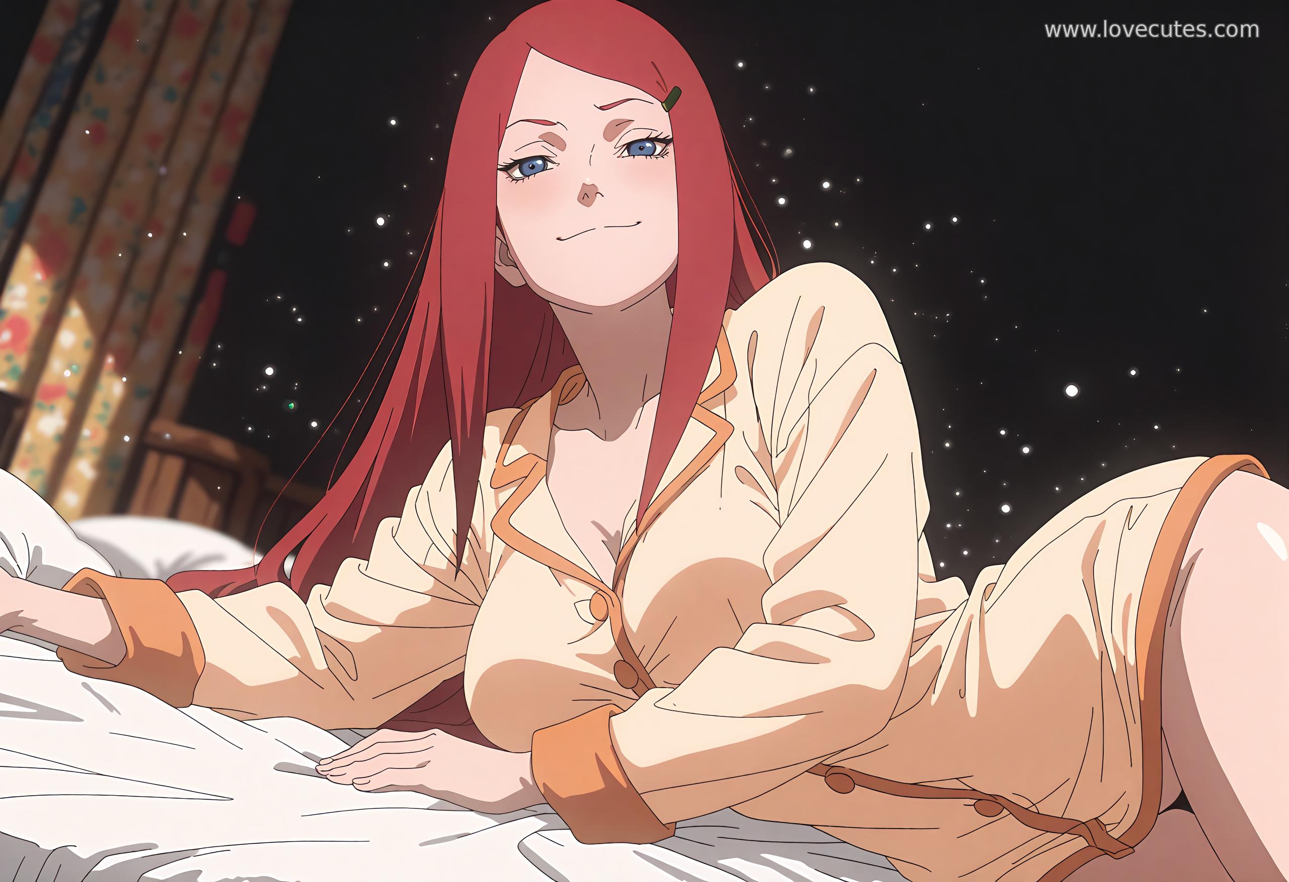 Cô Gái Anime Tạo Bởi AI - 漩涡玖辛奈: Nữ Nhân Đỏ Trong Naruto Thể Hiện Sức Sống Trẻ Trung Với Tư Thế Quyến Rũ 92P