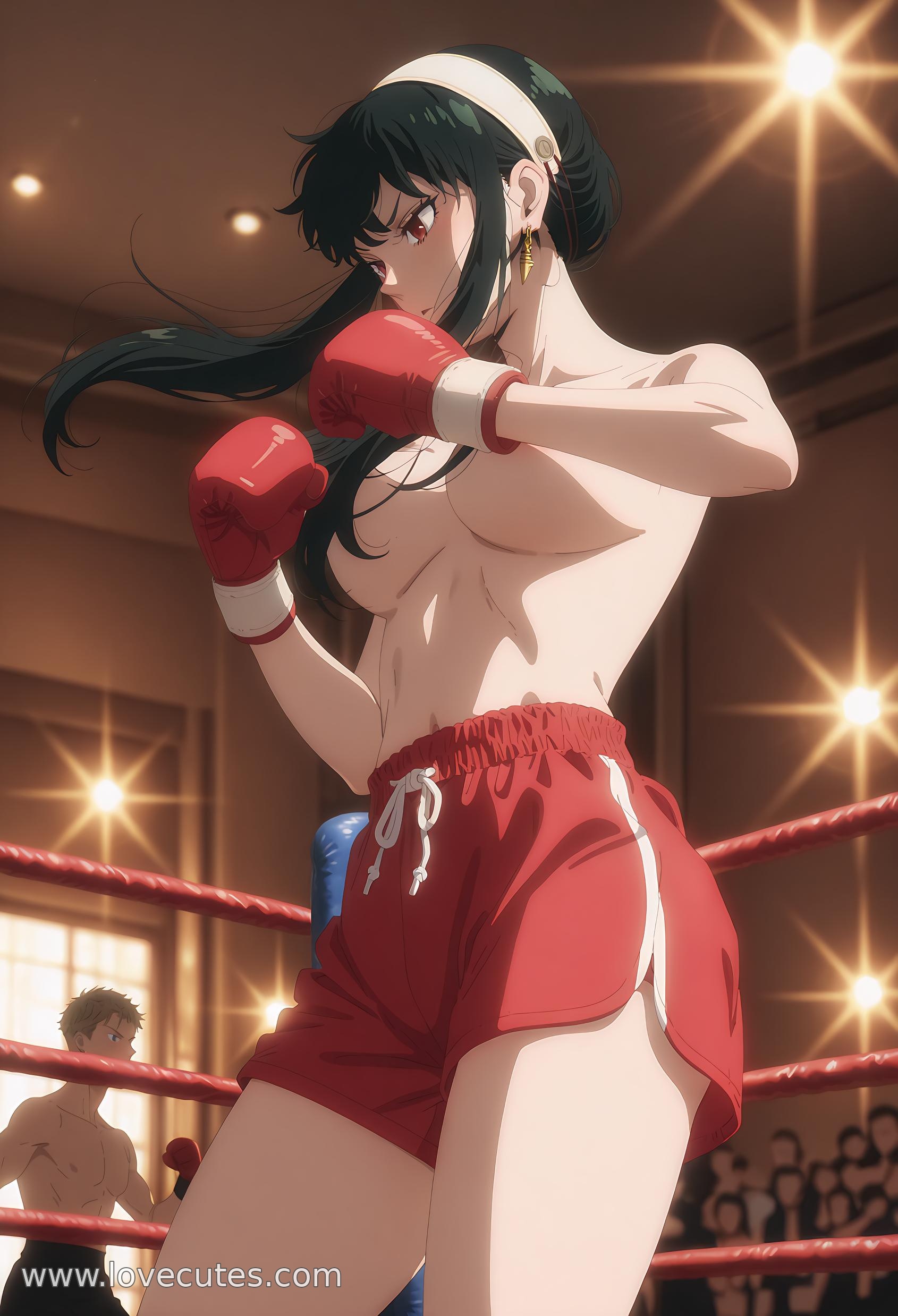 AI Generated Anime Girl - Yoru Forger: Elegant Spy Family Beauty Showcasing Ultimate Temptation in 84 Poses