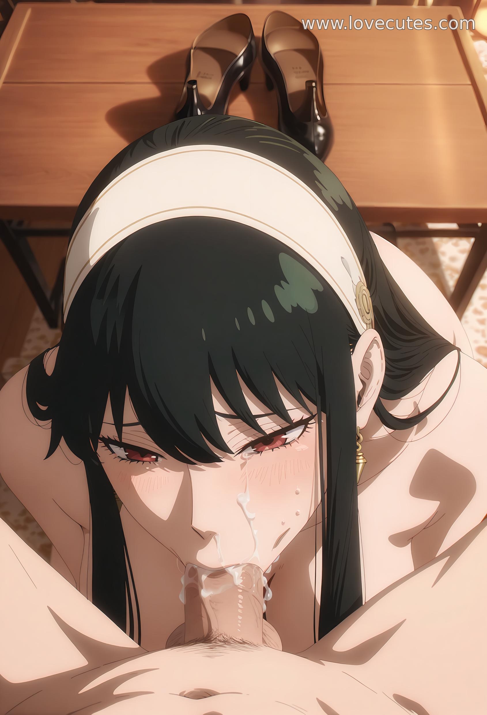 AI Generated Anime Girl - Yoru Forger: Elegant Spy Family Beauty Showcasing Ultimate Temptation in 84 Poses