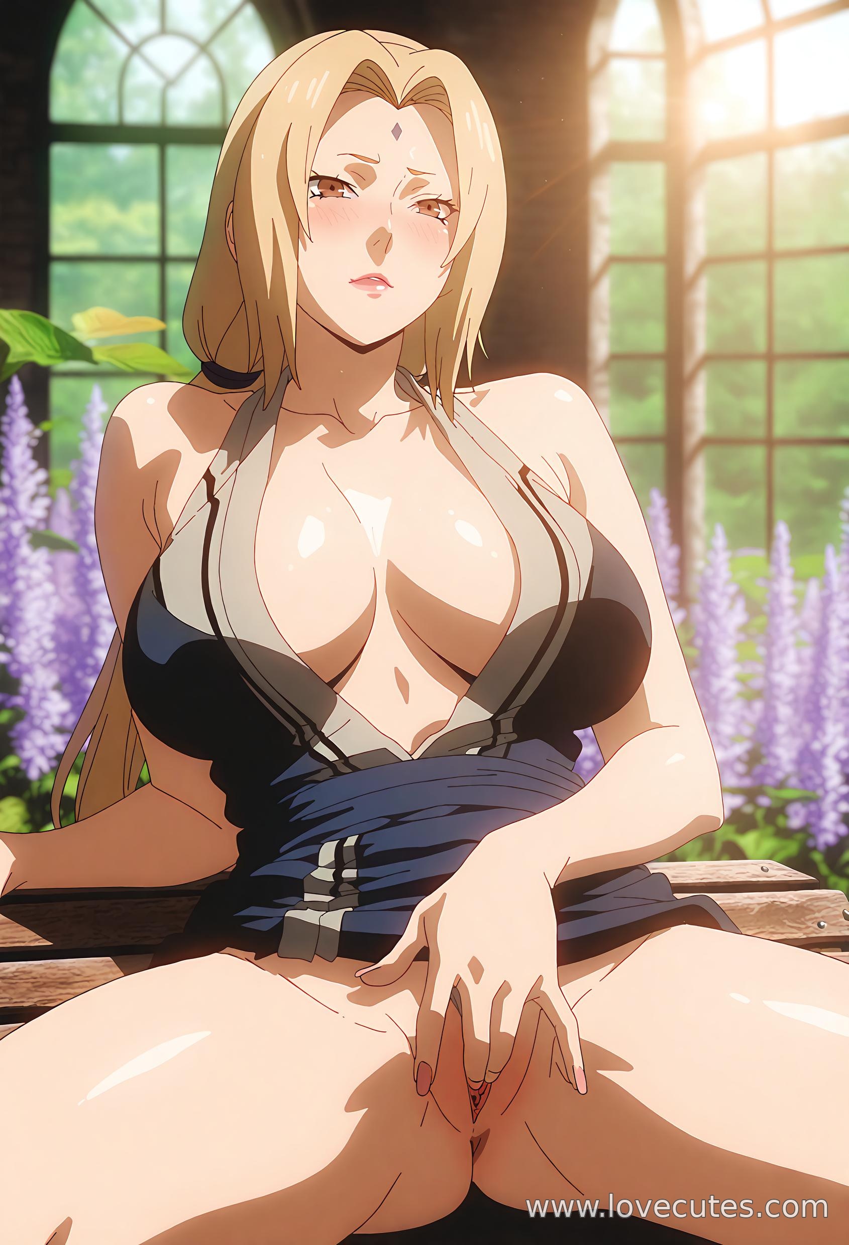 AI Generated Anime Girl - Tsunade: Sexy Poses of the Konoha Village Female Ninja with Curves 80P