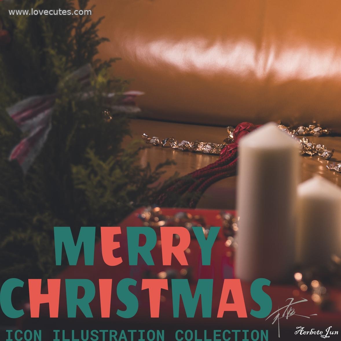 写真] 柒柒要乖哦 & 末夜787 - 双人クリスマスギフト：祝祭の雰囲気の中での甘辛な双人私房、魅惑のヒップラインと親密なインタラクション 64P