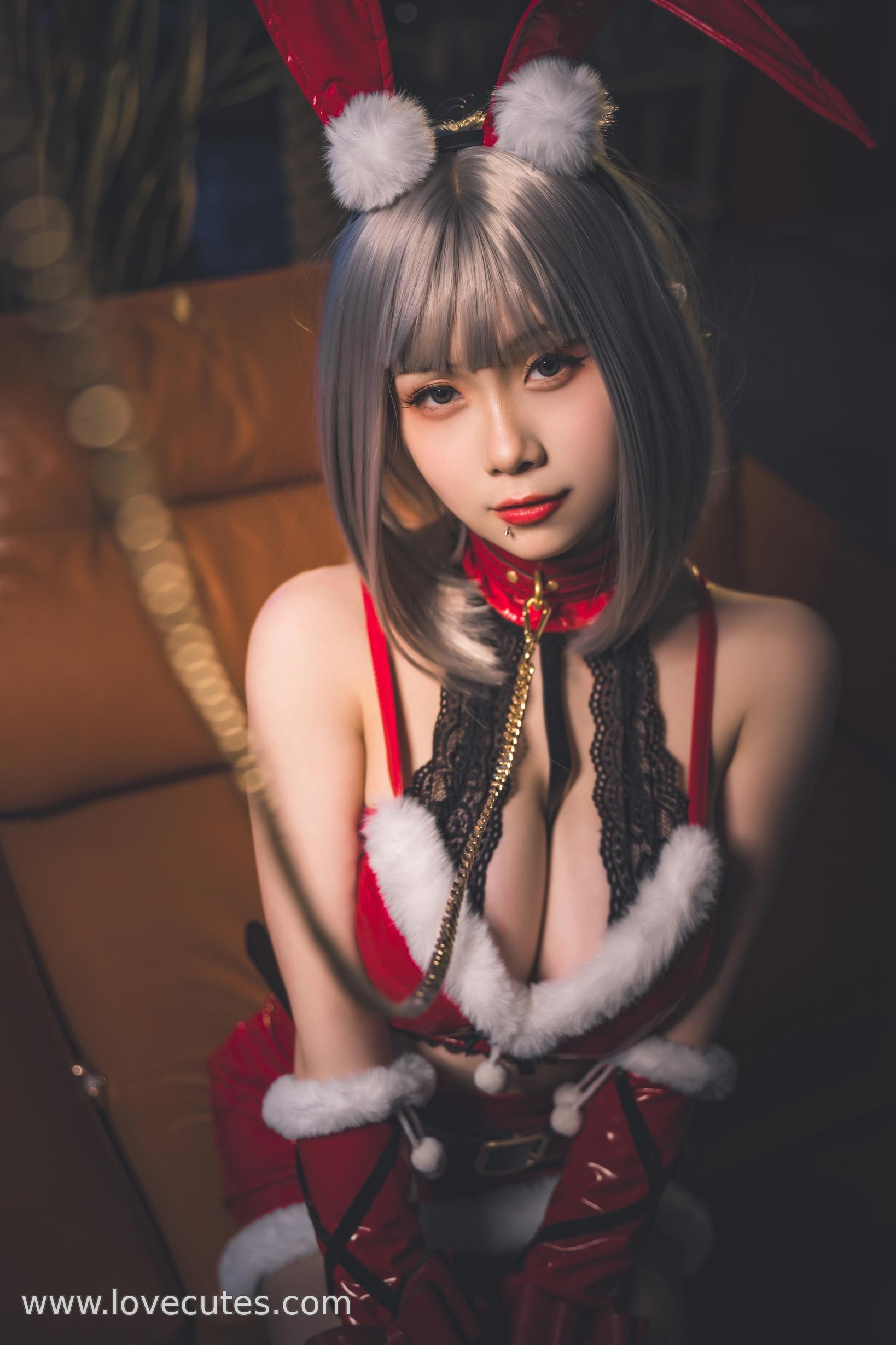 Photos] Qiqi Be Good & Moya 787 - Double Christmas Gift: Sweet and Spicy Duo in a Festive Atmosphere with 64P of Curvy Interactions