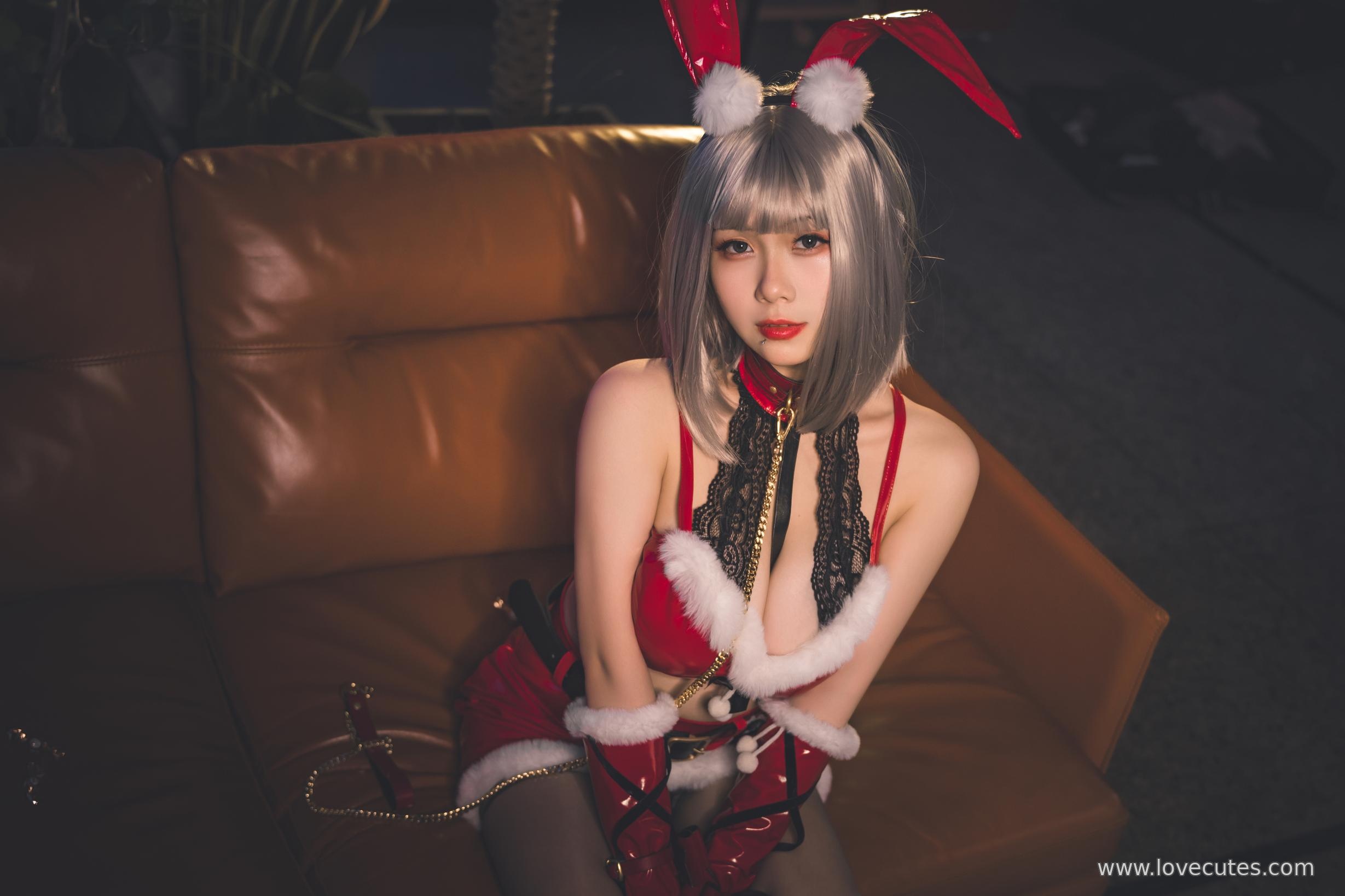 Photos] Qiqi Be Good & Moya 787 - Double Christmas Gift: Sweet and Spicy Duo in a Festive Atmosphere with 64P of Curvy Interactions