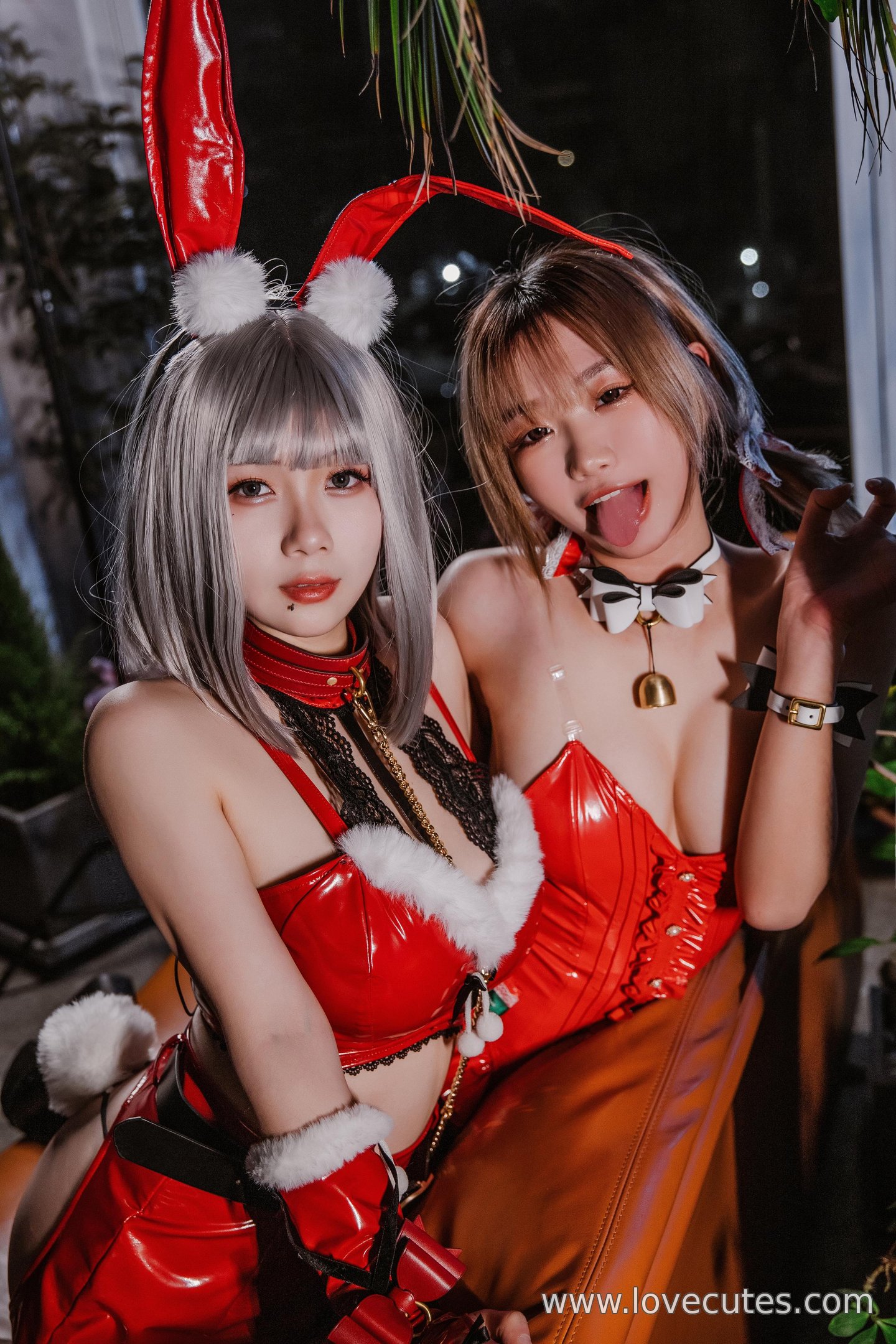 Ảnh] 柒柒要乖哦 & 末夜787 - Quà Giáng Sinh Đôi: Sự Giao Thoa Ngọt Ngào và Nóng Bỏng Dưới Không Khí Lễ Hội 64P