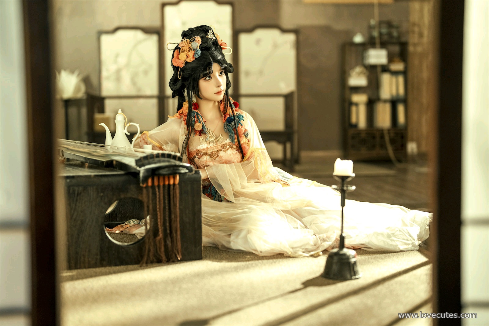 costume play] 蠢沫沫 - 古装：リアル古典美人の漢服透視、巨乳・美尻の誘惑、無修正151P