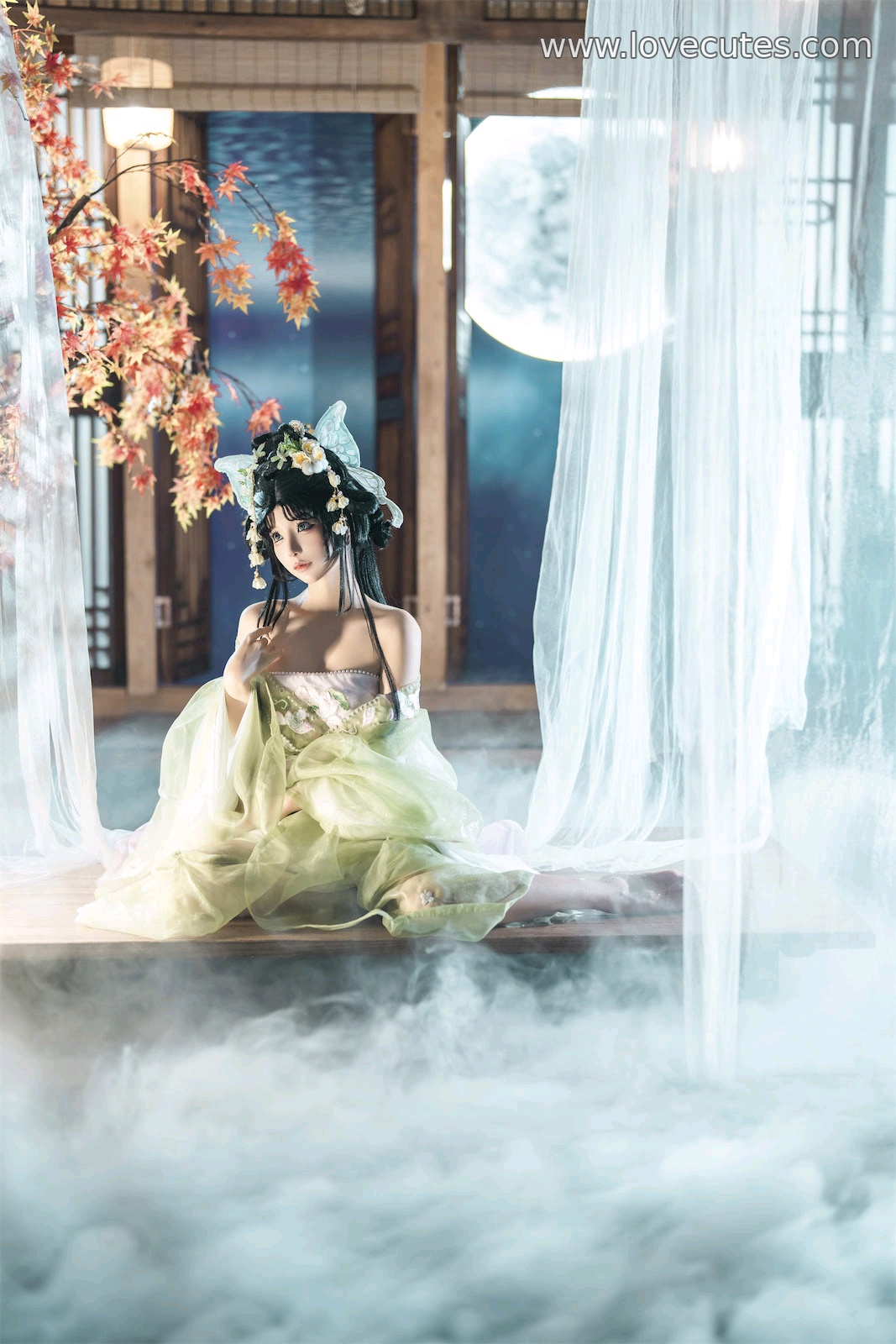 costume] Chún Mạt Mạt - Trang phục cổ trang: Mỹ nhân cổ điển thực tế, Hanfu xuyên thấu, ngực khủng, mông cong, mở khóa, quyến rũ cổ điển tuyệt đỉnh 151P