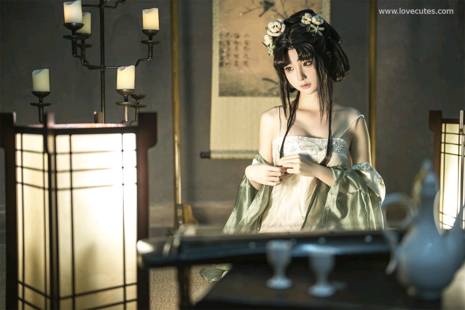 costume play] 蠢沫沫 - 古装：リアル古典美人の漢服透視、巨乳・美尻の誘惑、無修正151P