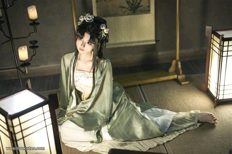 costume play] 蠢沫沫 - 古装：リアル古典美人の漢服透視、巨乳・美尻の誘惑、無修正151P