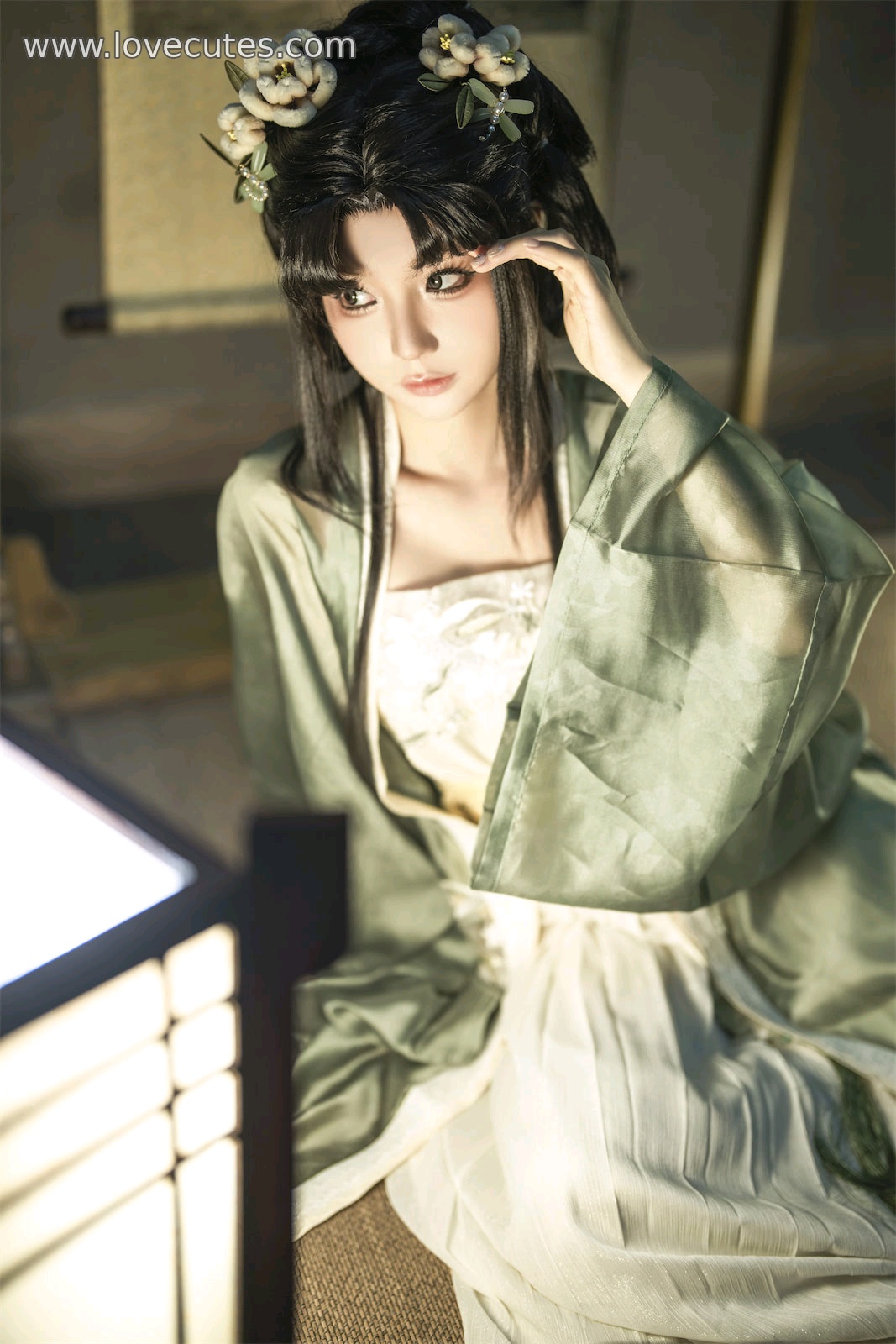 คอสเพลย์] 蠢沫沫 - ชุดโบราณ: ความงามคลาสสิกแบบเรียลลิสติก ฮั่นฟู透视ฉีกขาด หน้าอกยักษ์สะโพกผาย เปิดเป้า ยั่วยวนสุดขีดแบบไม่มีการแก้ไข 151P