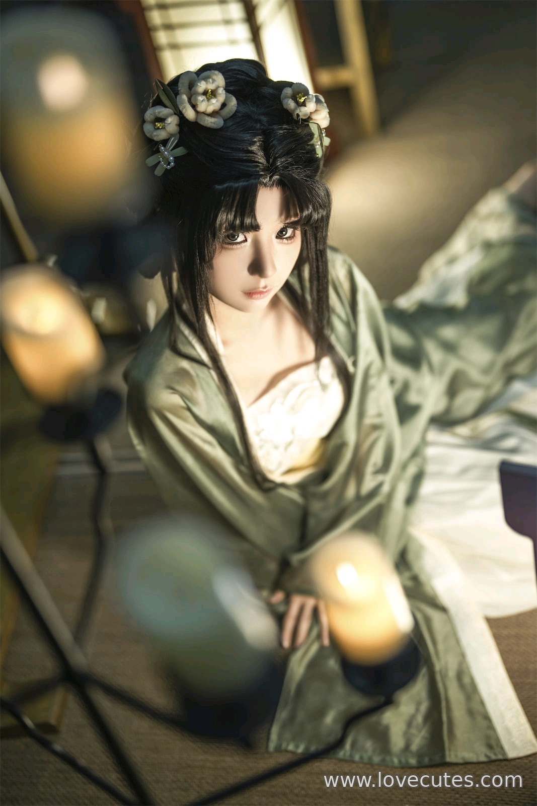 คอสเพลย์] 蠢沫沫 - ชุดโบราณ: ความงามคลาสสิกแบบเรียลลิสติก ฮั่นฟู透视ฉีกขาด หน้าอกยักษ์สะโพกผาย เปิดเป้า ยั่วยวนสุดขีดแบบไม่มีการแก้ไข 151P