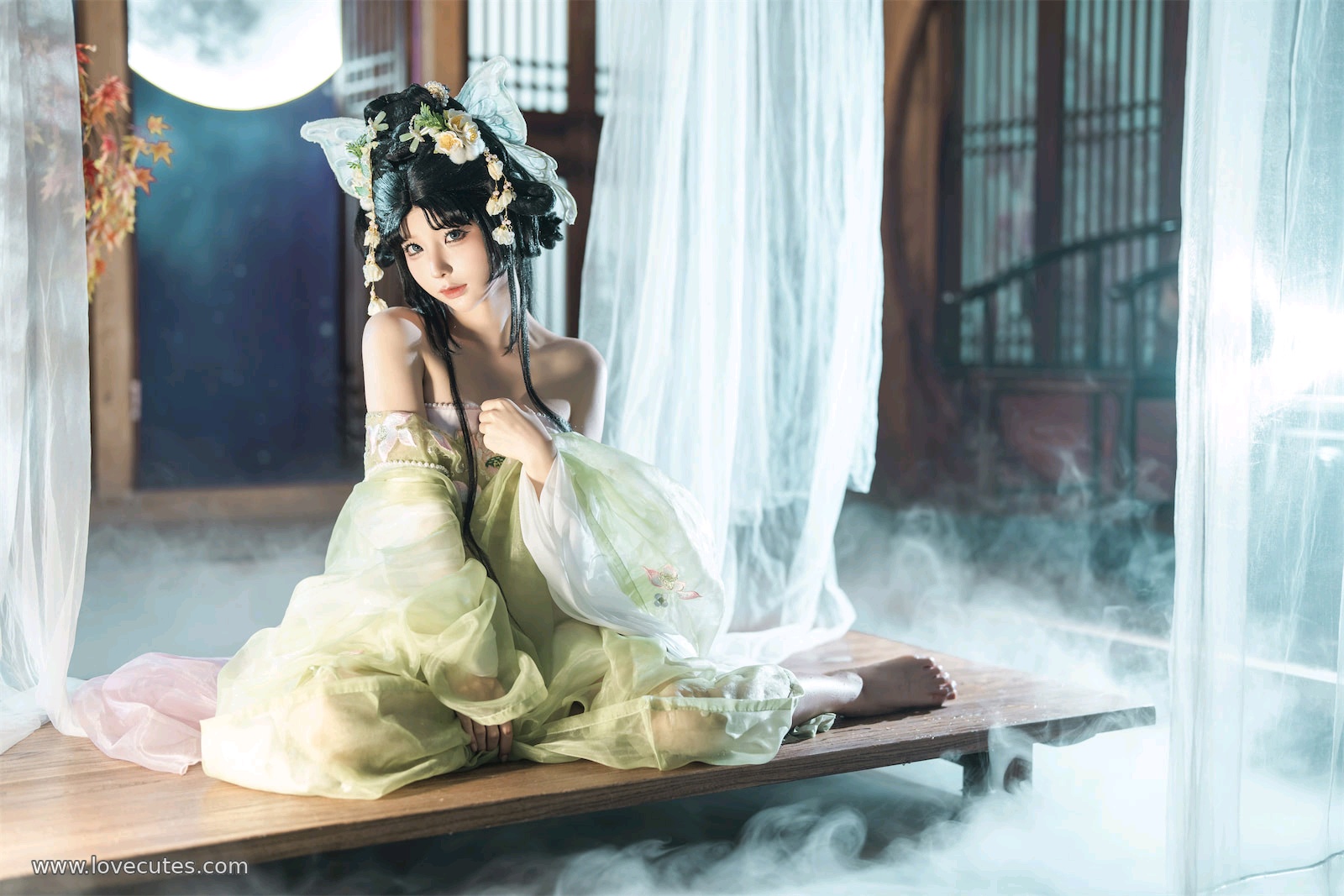 costume] Chún Mạt Mạt - Trang phục cổ trang: Mỹ nhân cổ điển thực tế, Hanfu xuyên thấu, ngực khủng, mông cong, mở khóa, quyến rũ cổ điển tuyệt đỉnh 151P